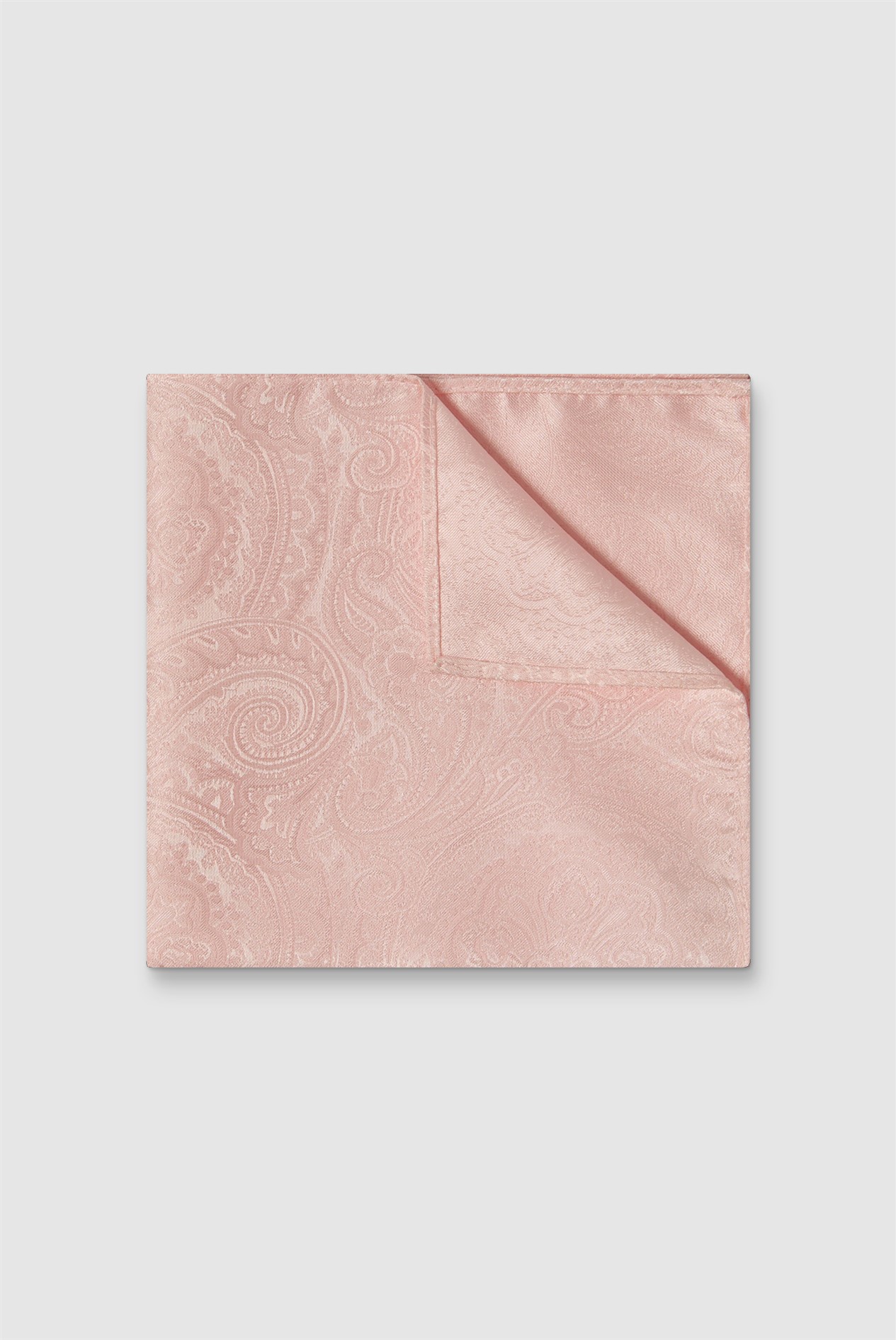 Antique Rogue Pink Paisley Pocket Square