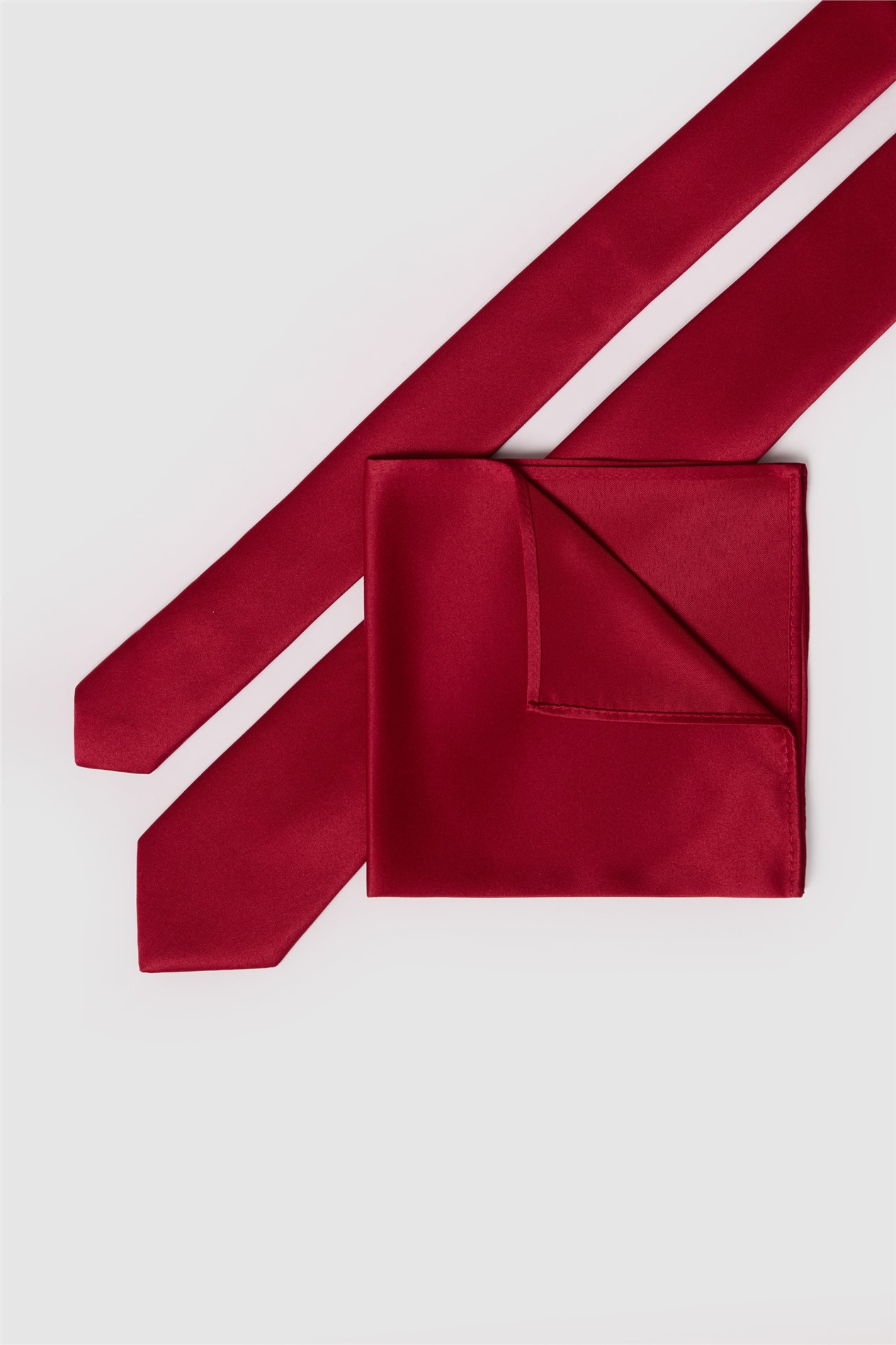  Slim Red Tie