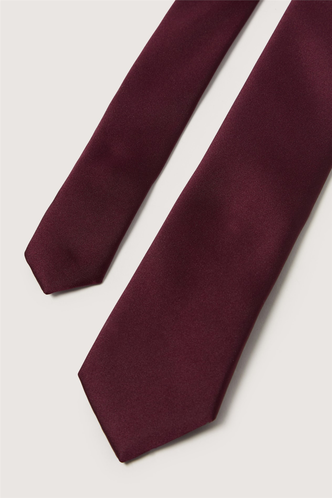 Limehaus Slim Burgundy Tie