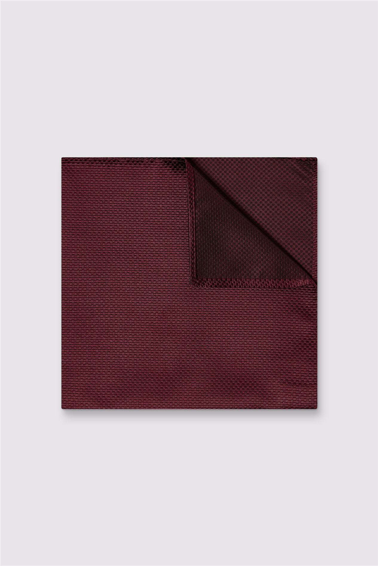 Antique Rogue Burgundy Textured Pocket Square