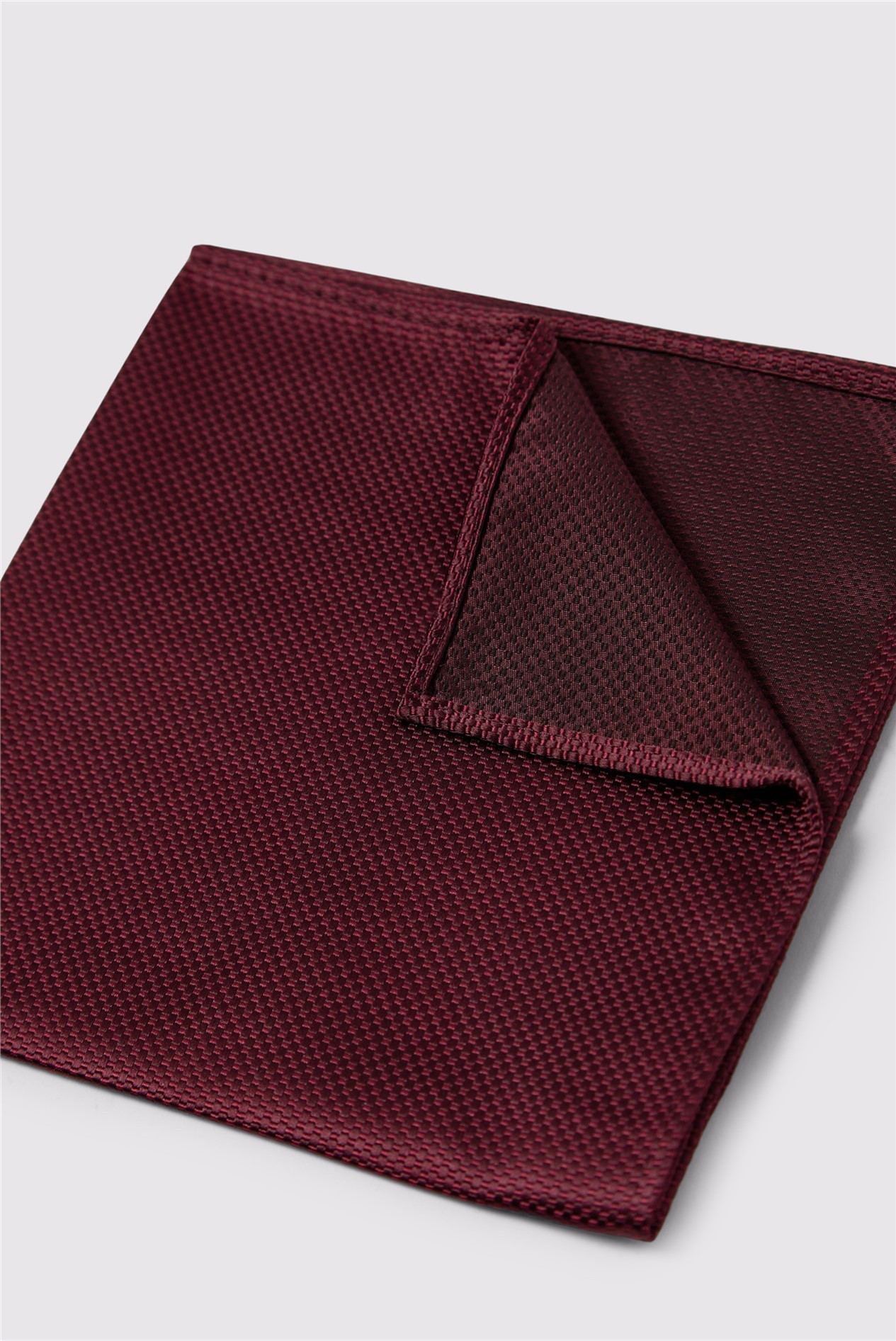 Antique Rogue Burgundy Textured Pocket Square