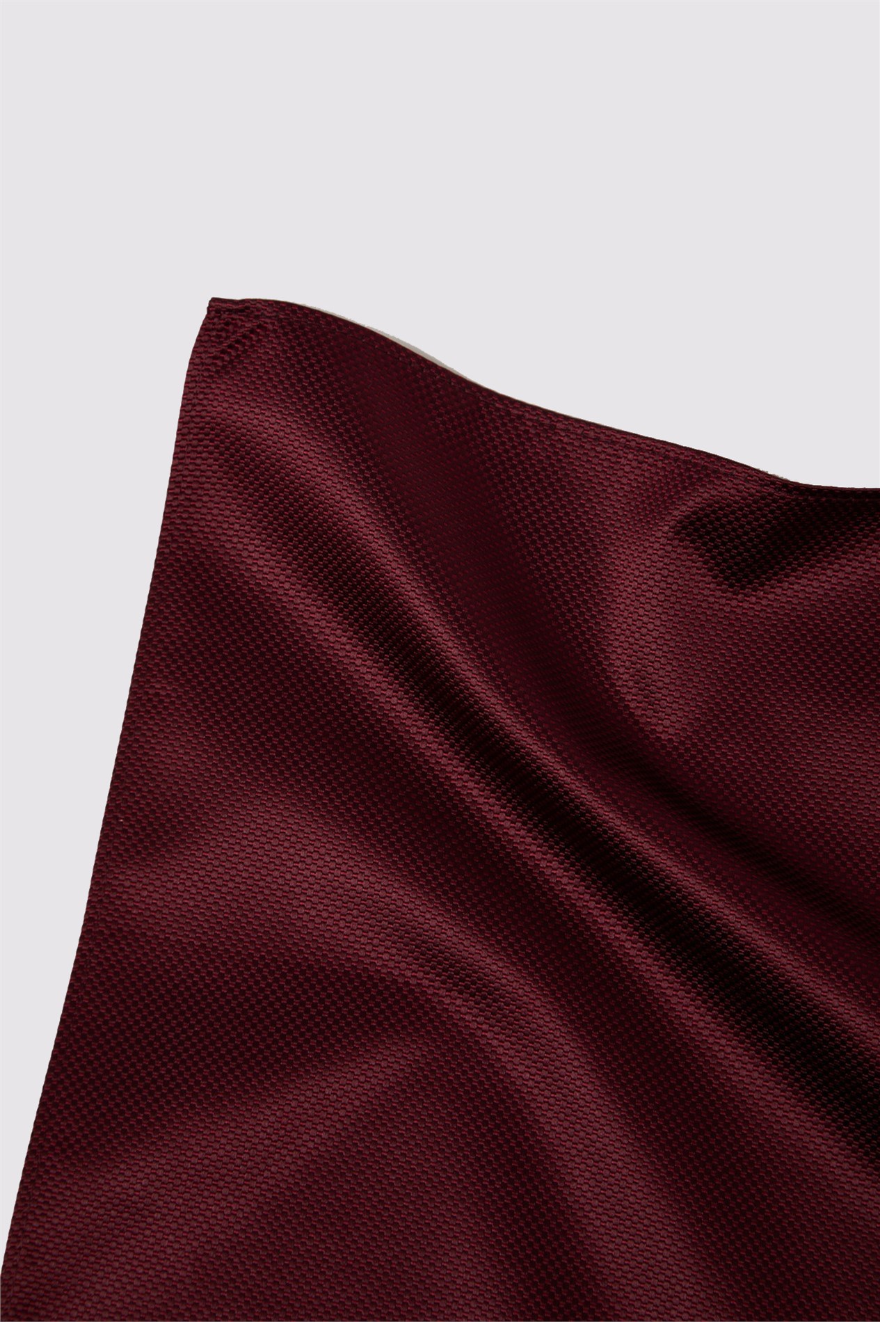 Antique Rogue Burgundy Textured Pocket Square