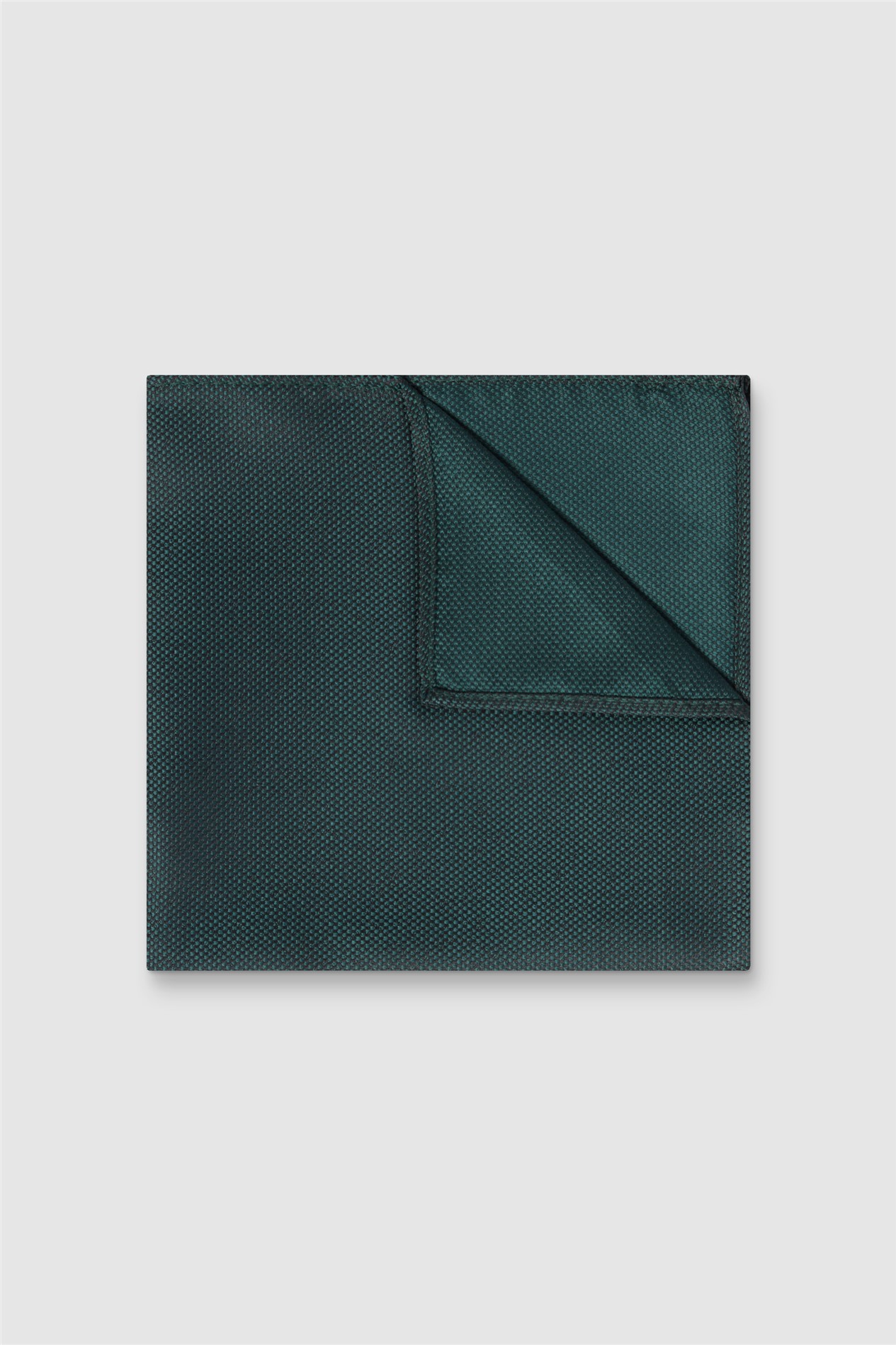 Antique Rogue Green Textured Pocket Square
