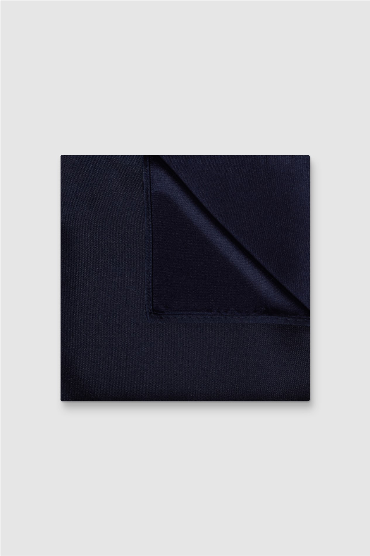 Alexandre Navy Silk Pocket Square