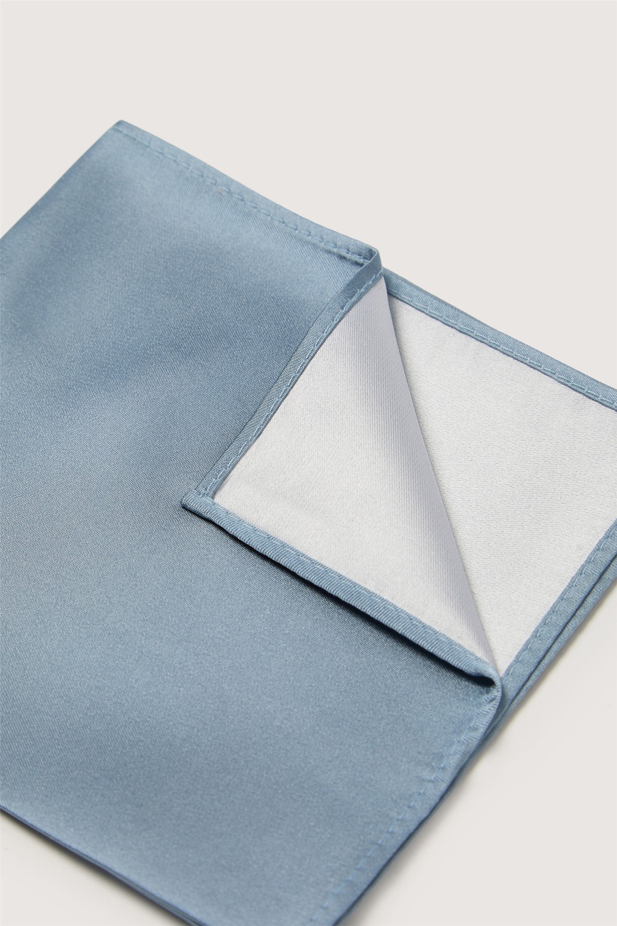 Alexandre Sky Blue Silk Pocket Square