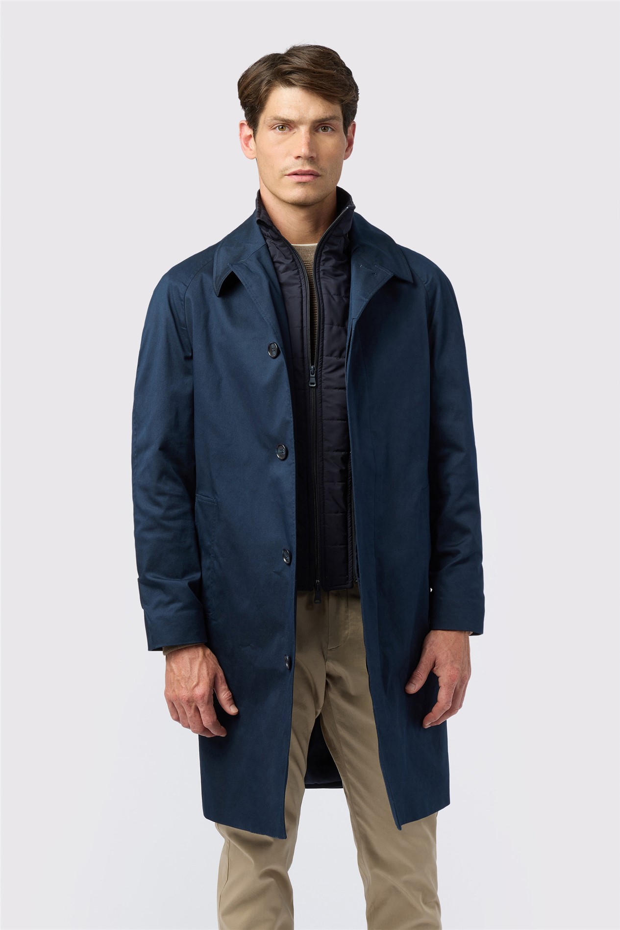 Melka Car Coat with Gilet Insert
