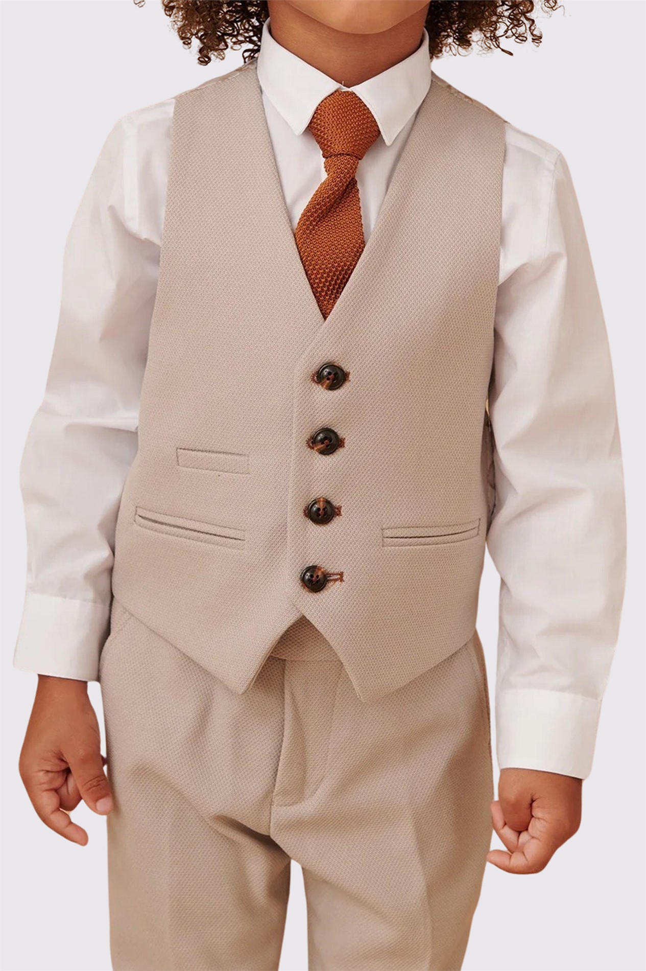 Marc Darcy HM5 Children's Stone Three Piece Suit