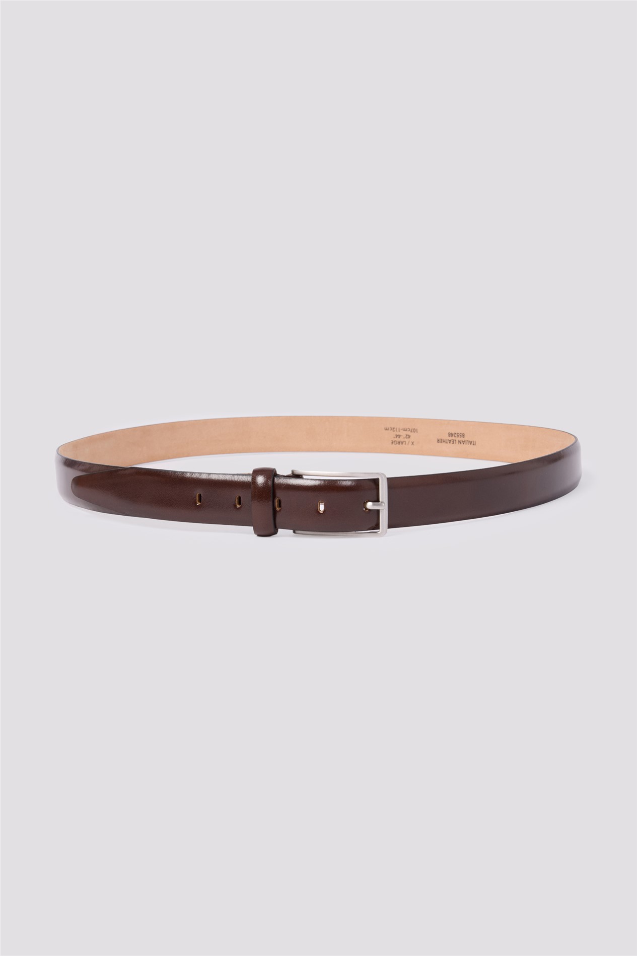 Limehaus Brown Ashwell Italian Leather Belt