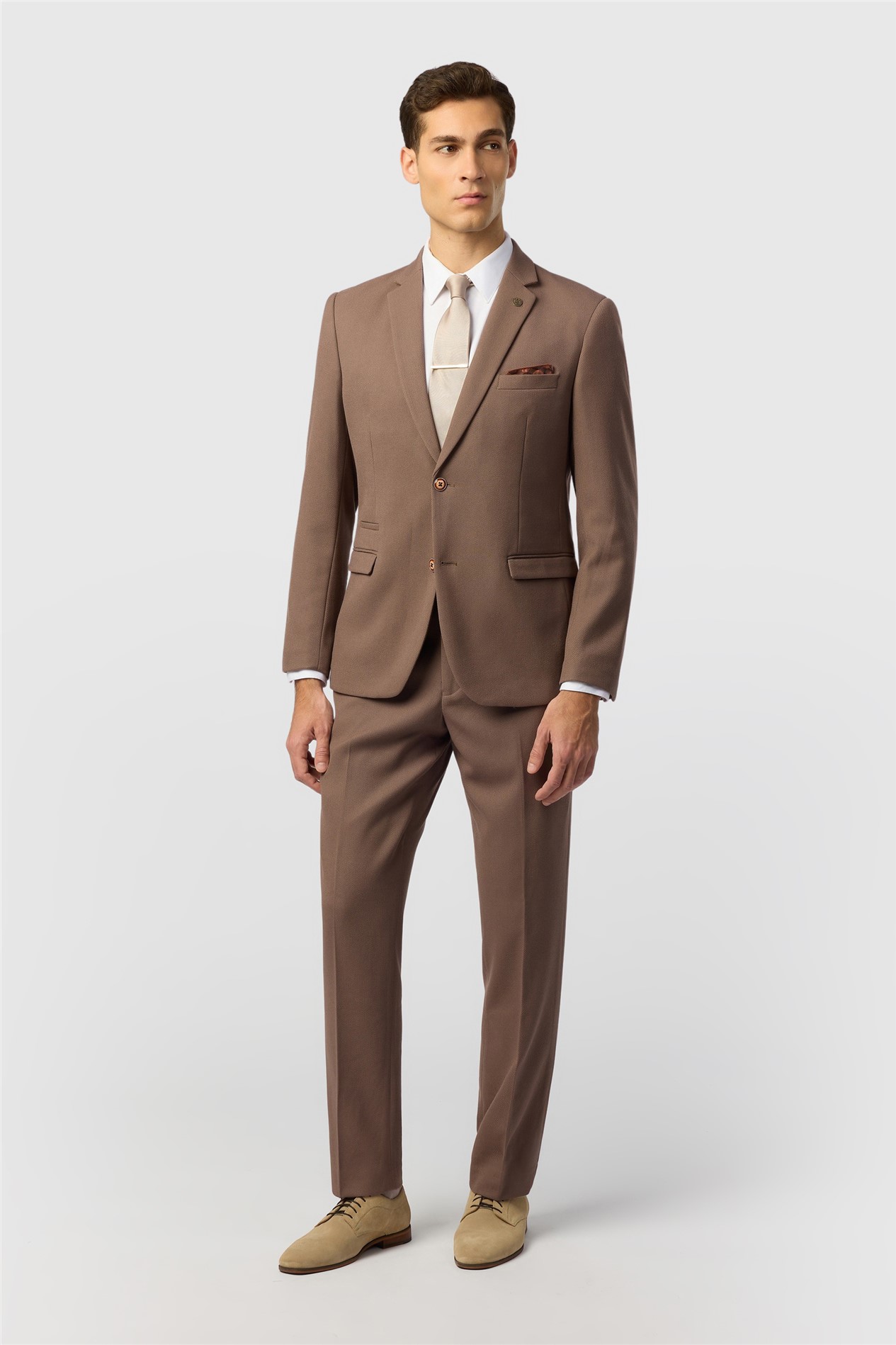 Marc Darcy Tailored Fit HM5 Tan Jacket