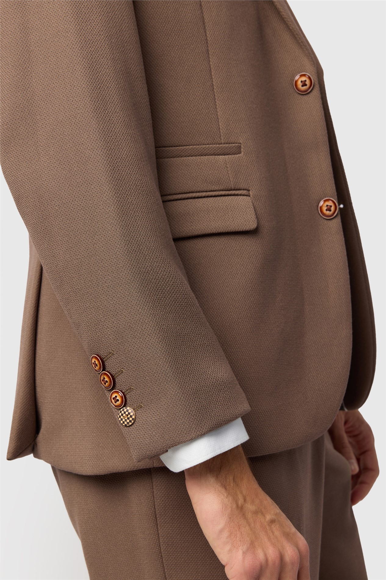 Marc Darcy Tailored Fit HM5 Tan Jacket