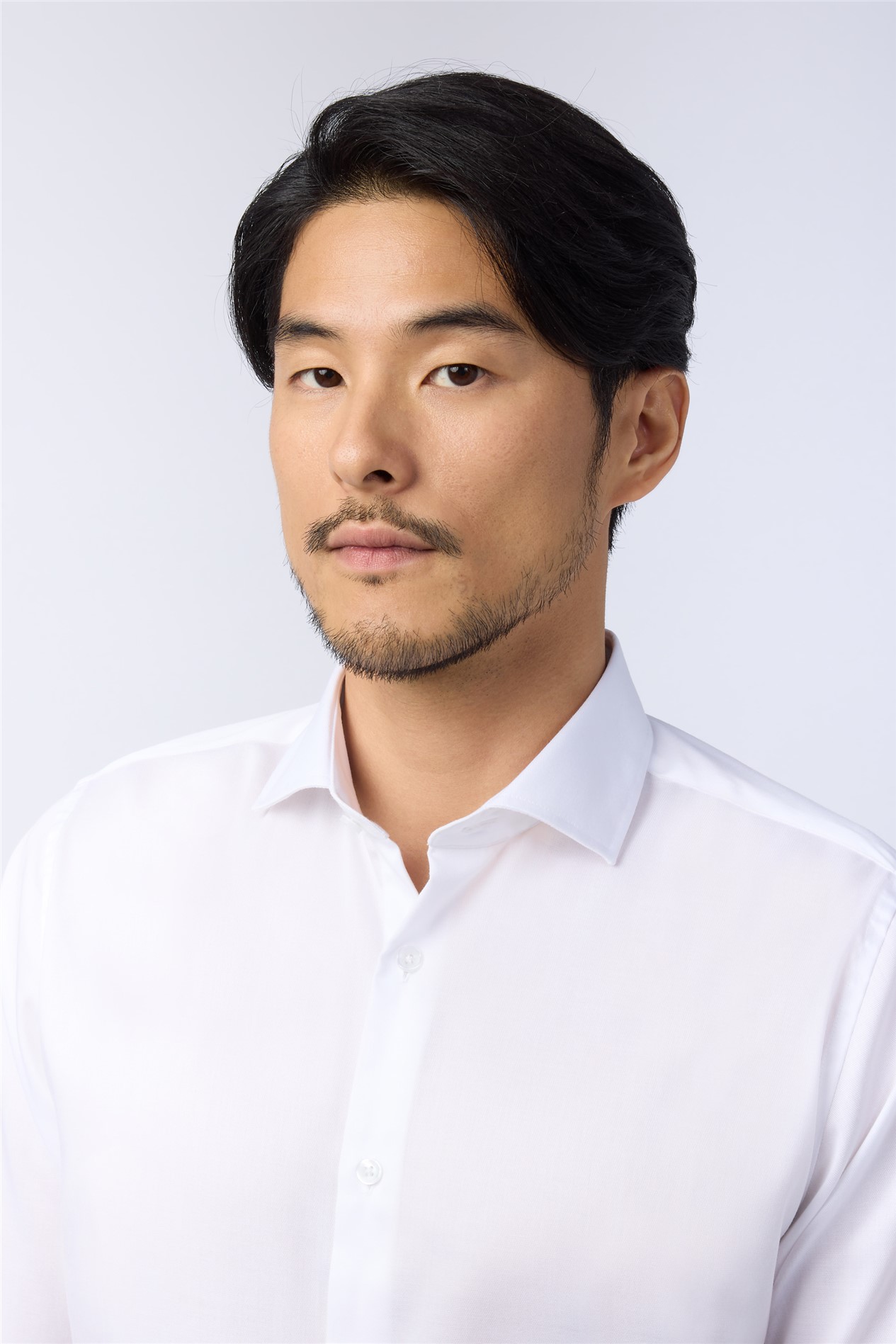 Alexandre Regular Fit White Non-Iron Stretch Single Cuff Shirt