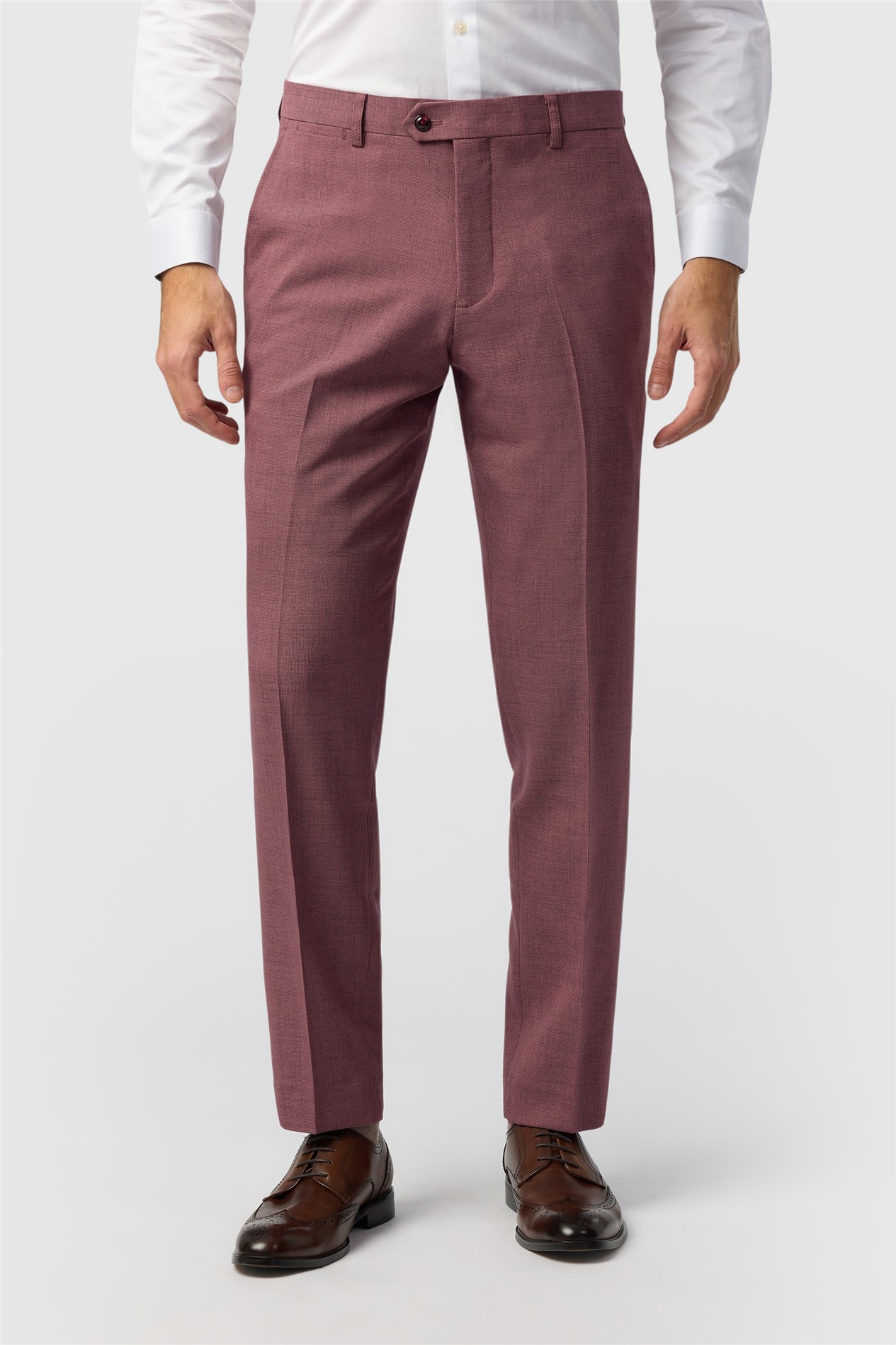 Marc Darcy Tailored Fit Monty Mauve Trouser