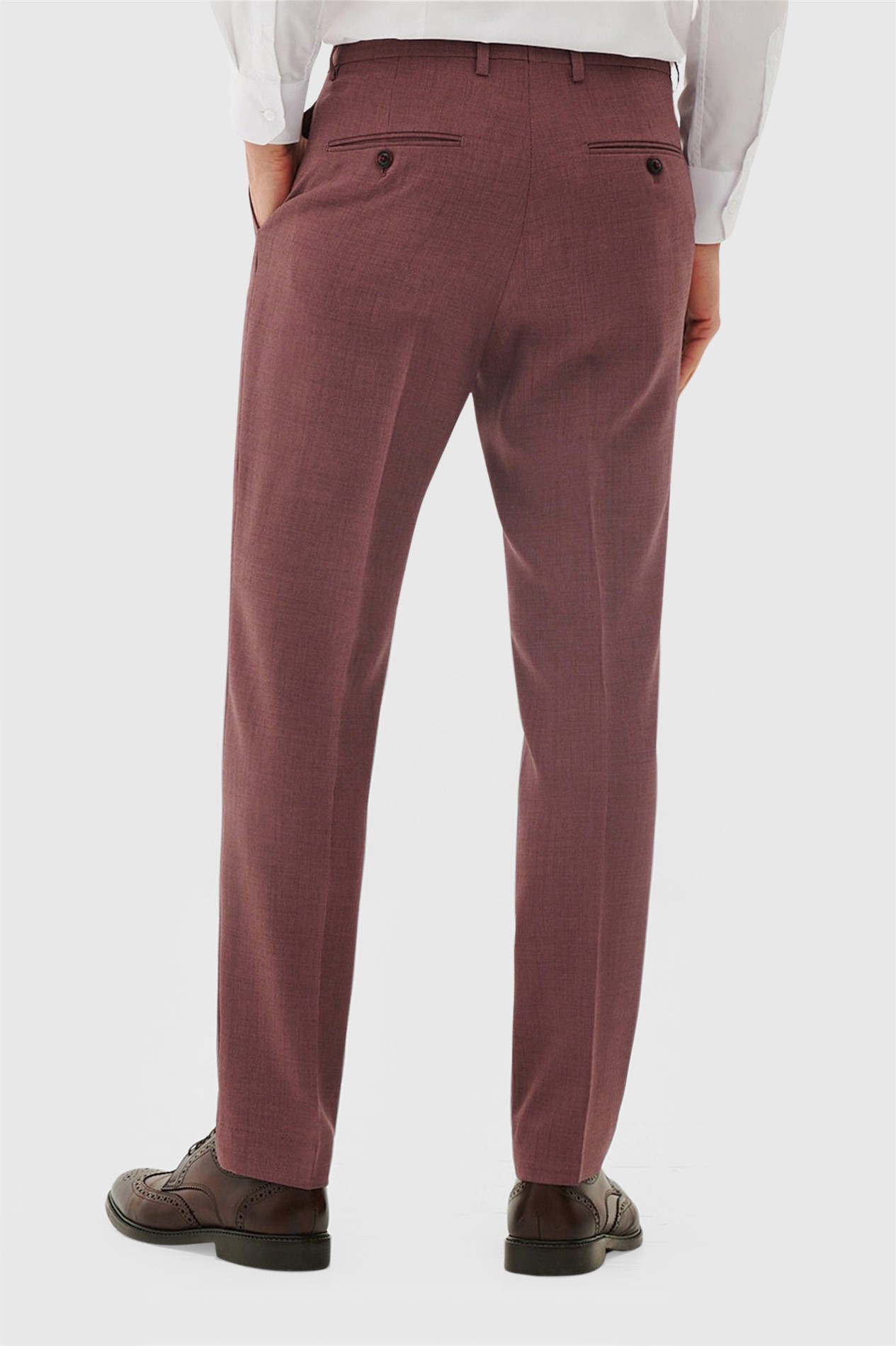 Marc Darcy Tailored Fit Monty Mauve Trouser