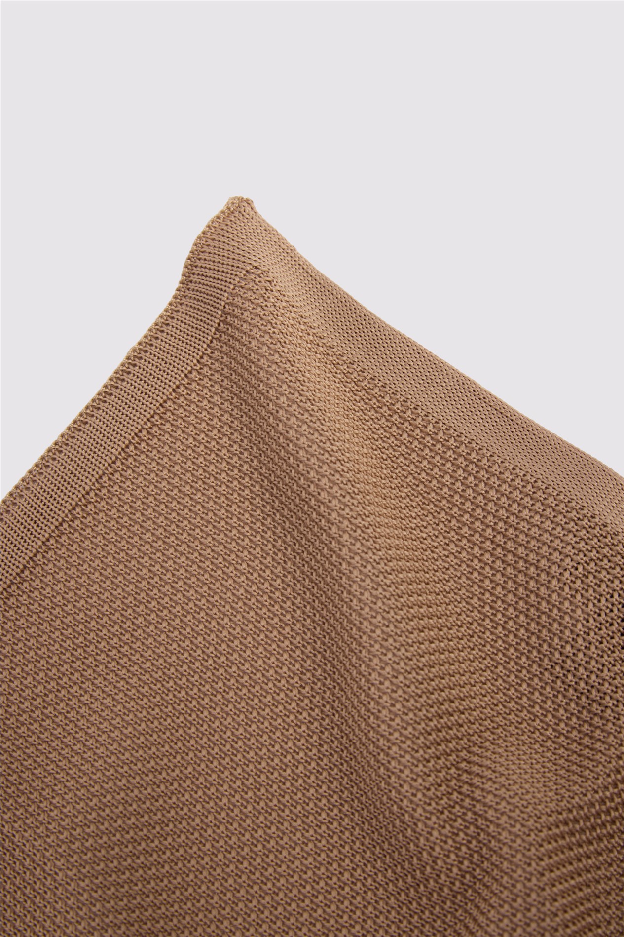 Antique Rogue Sand Knitted Pocket Square
