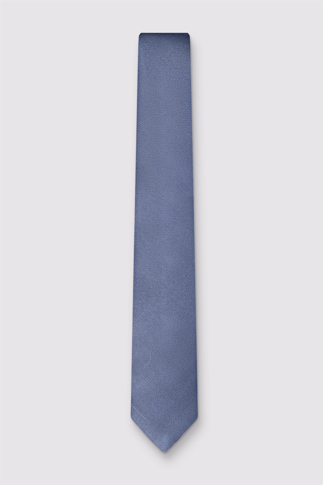 Alexandre Blue Silk Twill Tie