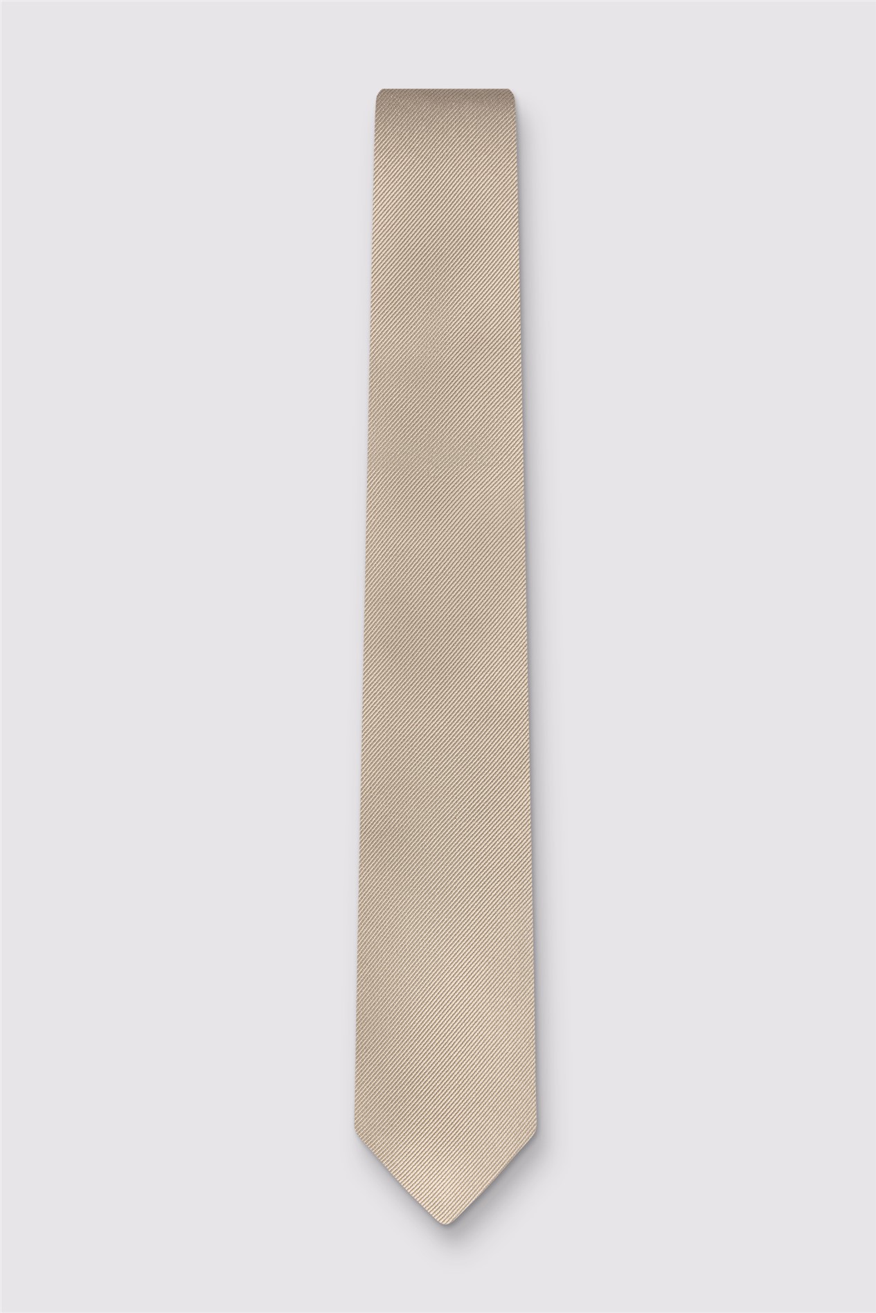 Alexandre Champagne Silk Twill Tie