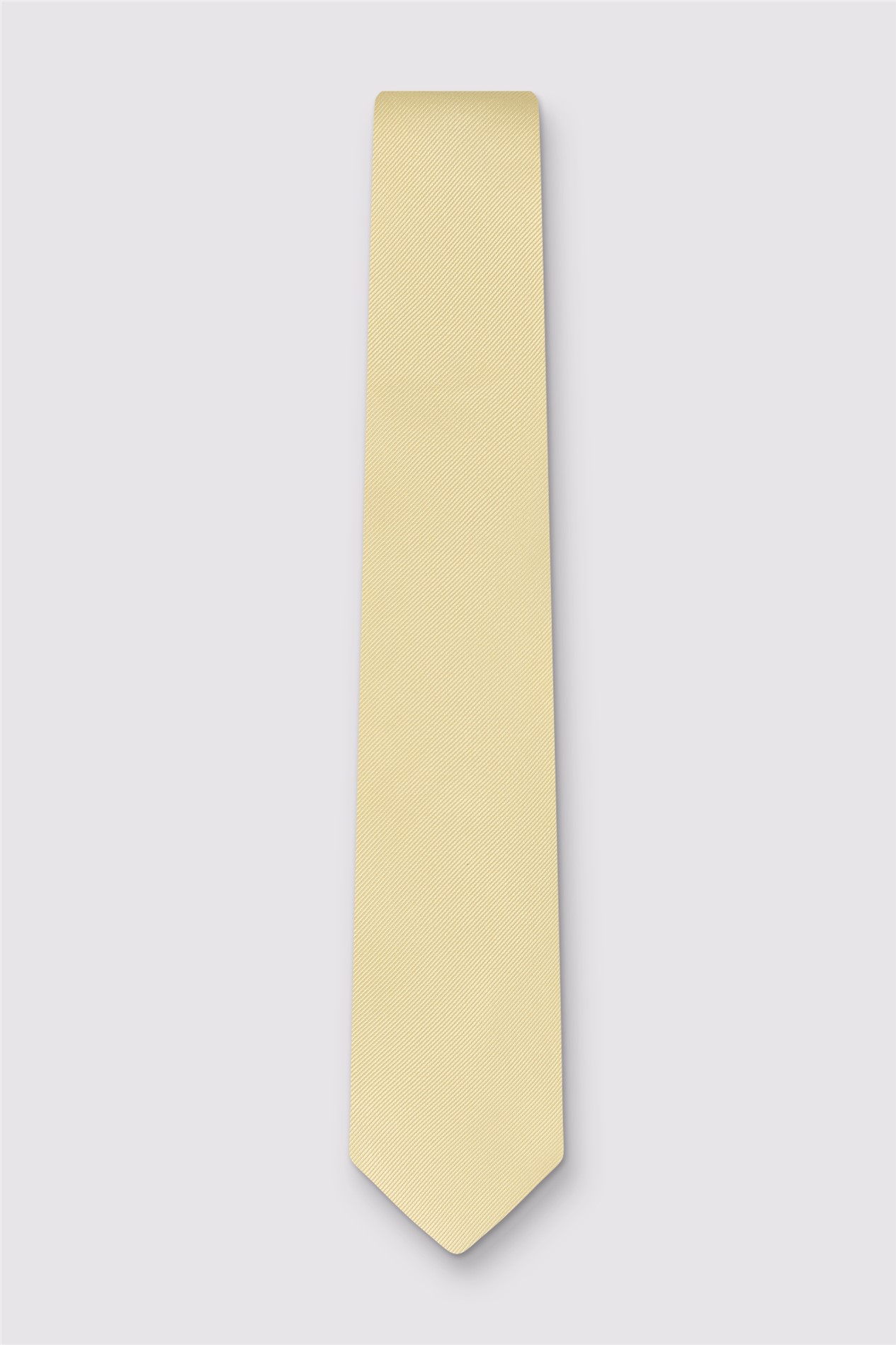 Alexandre Buttermilk Yellow Twill Tie
