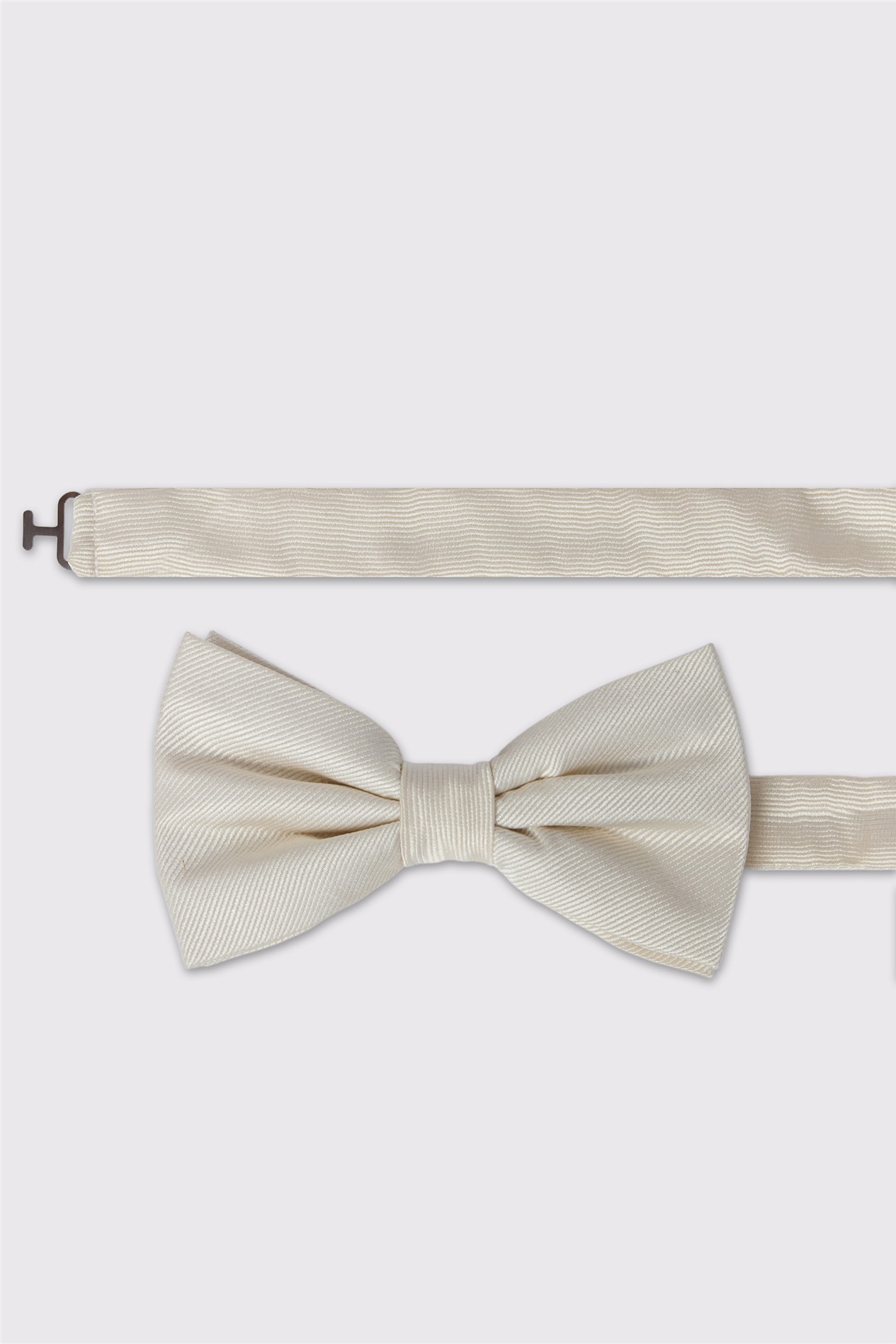 Alexandre Ivory Twill Bow Tie
