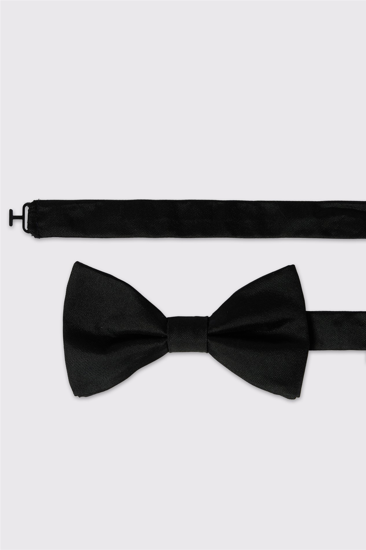 Alexandre Black Twill Bow Tie
