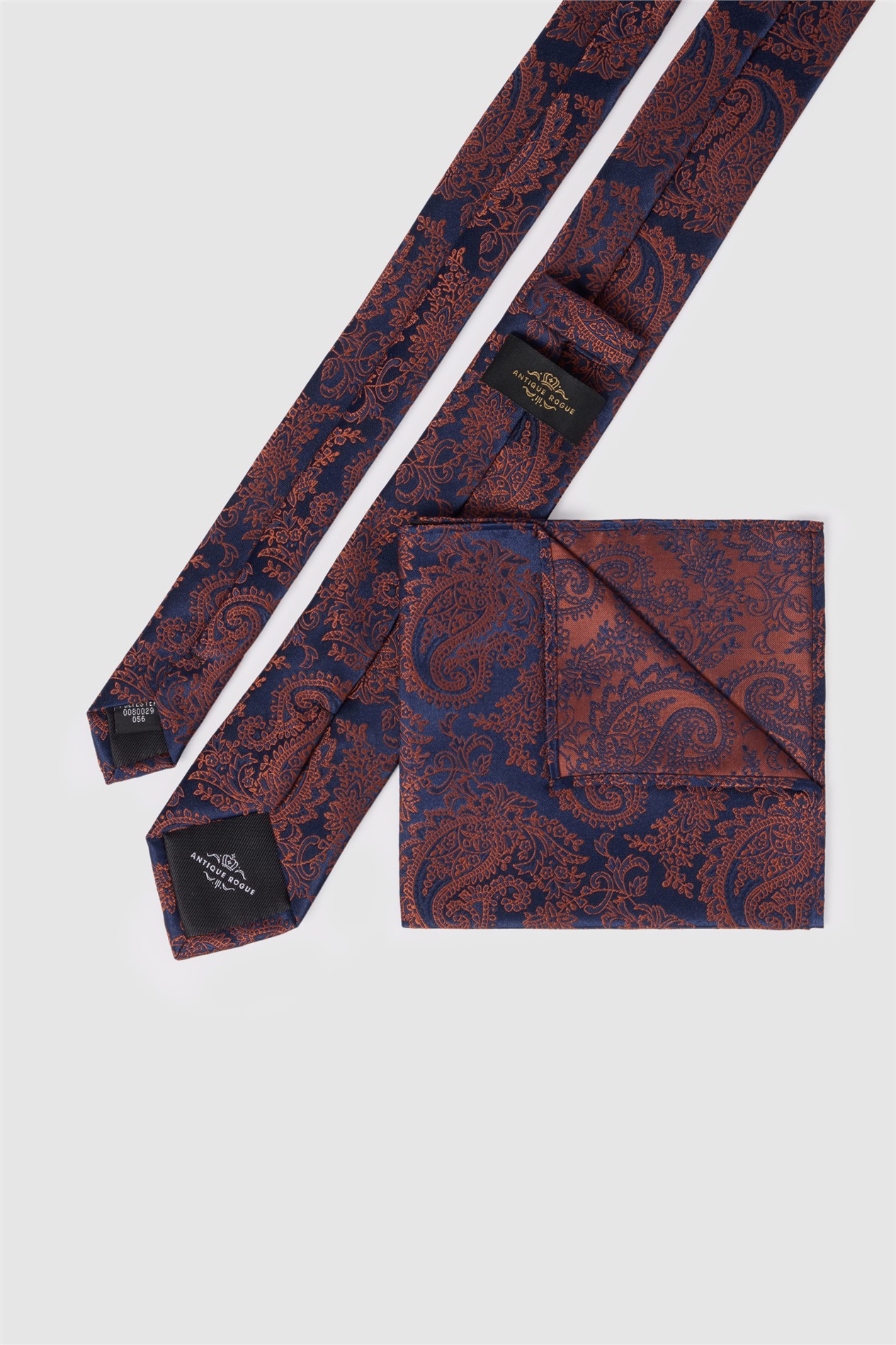 Antique Rogue Rust Paisley Tie