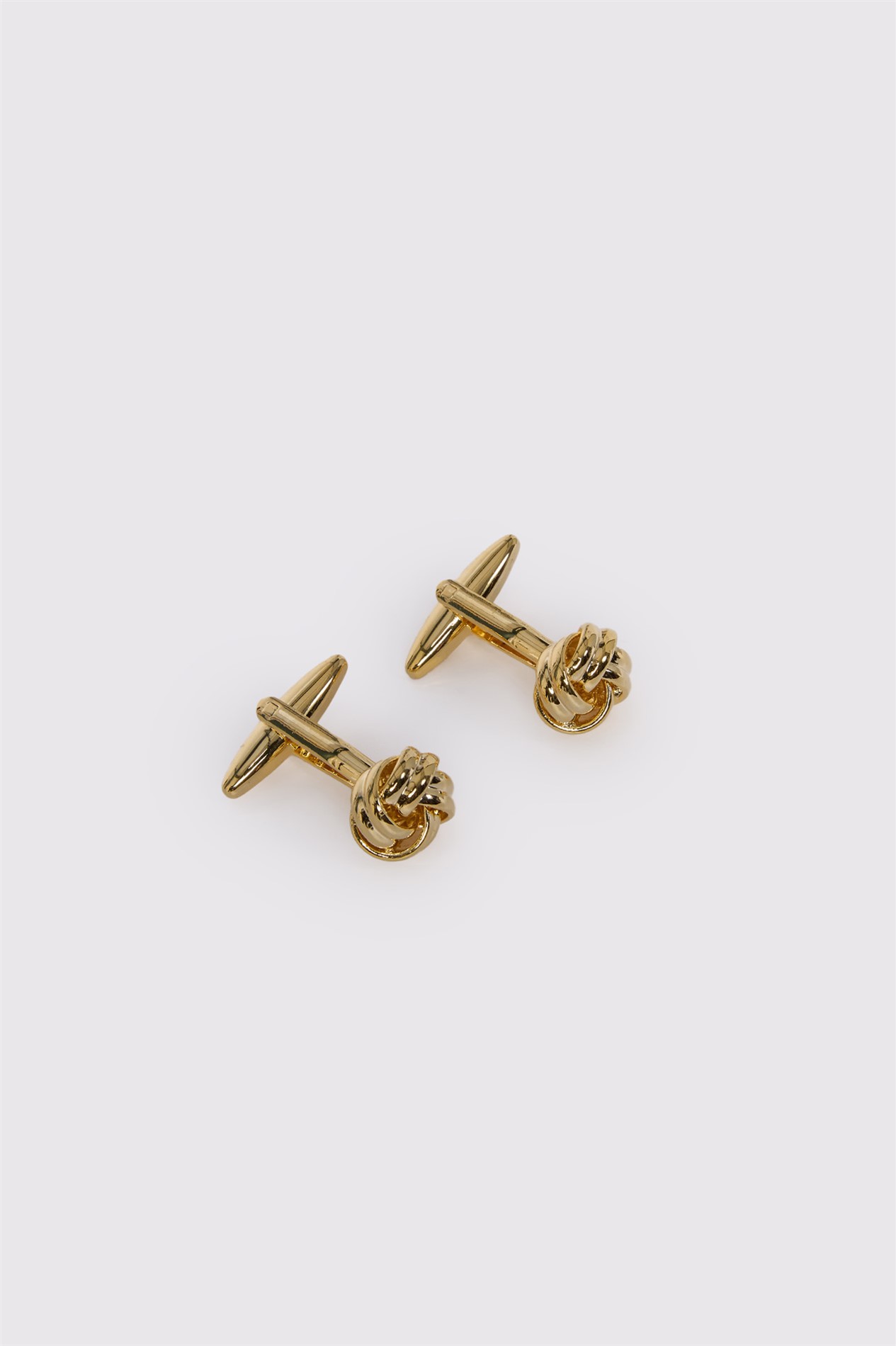 Limehaus Gold Classic Knot Cufflinks