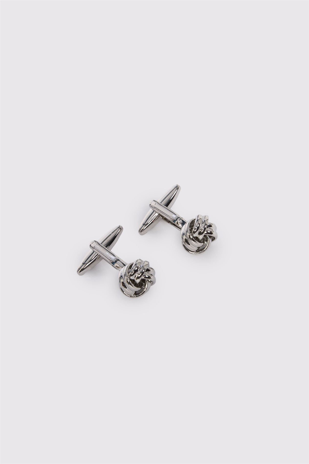 Limehaus Silver Classic Knot Cufflinks