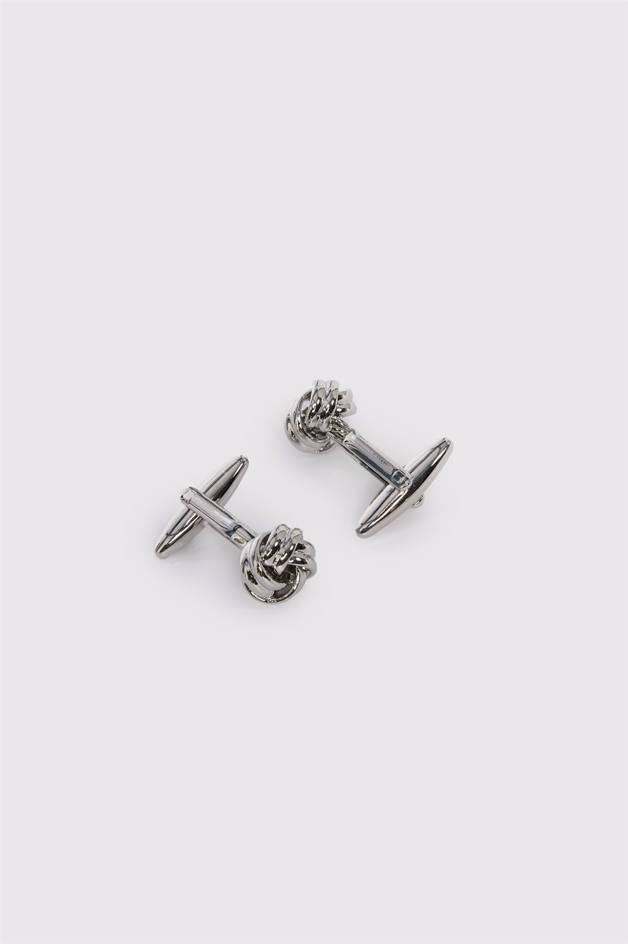 Limehaus Silver Classic Knot Cufflinks