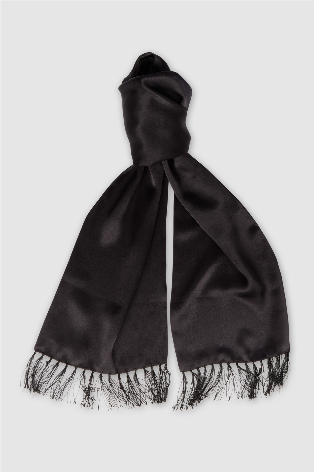 Alexandre Black Silk Scarf
