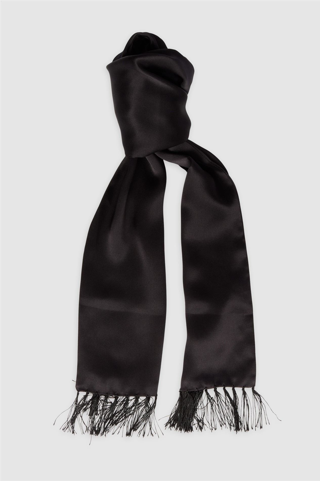 Alexandre Black Silk Scarf
