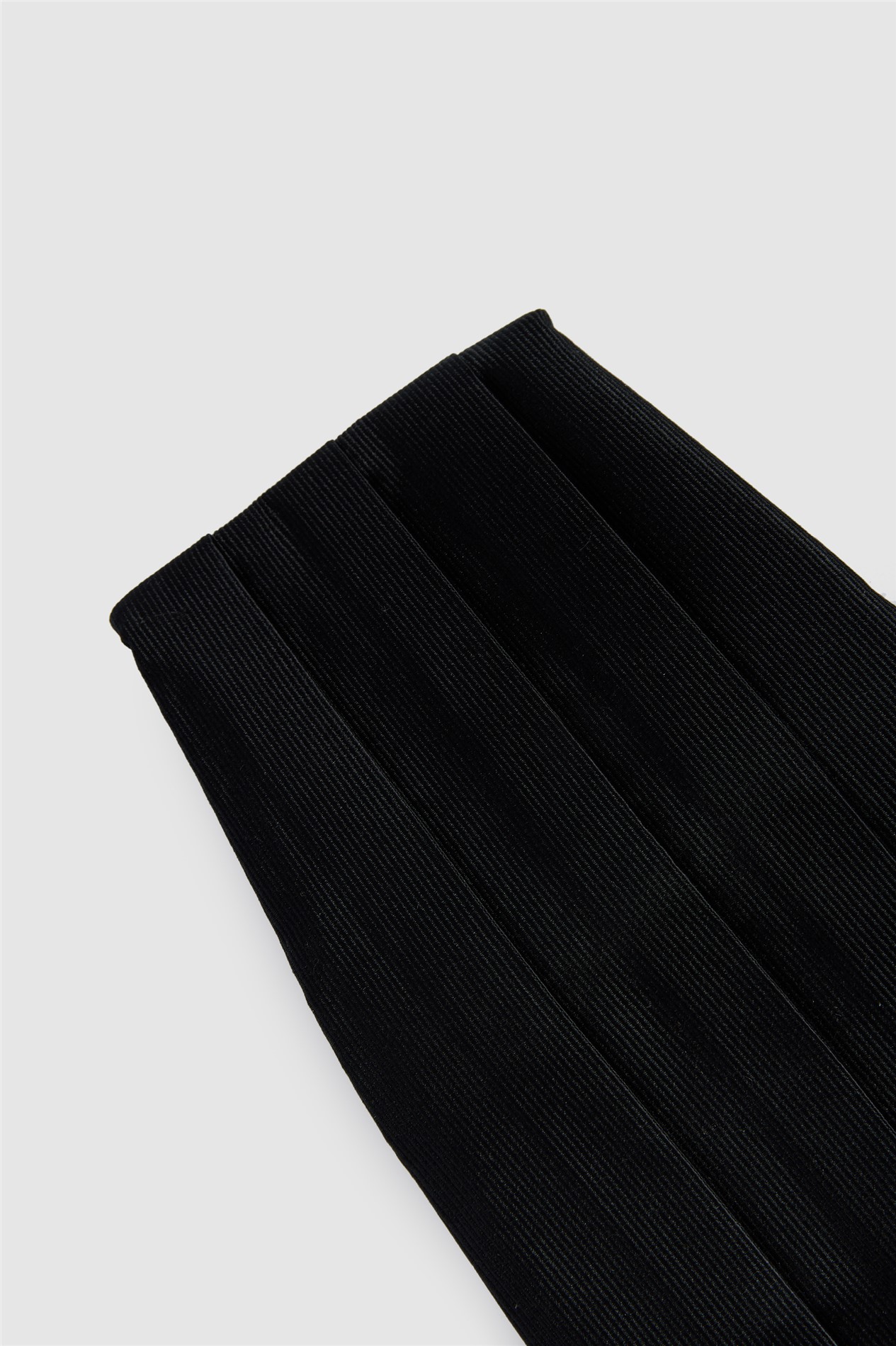 Alexandre Black Silk Cummerbund
