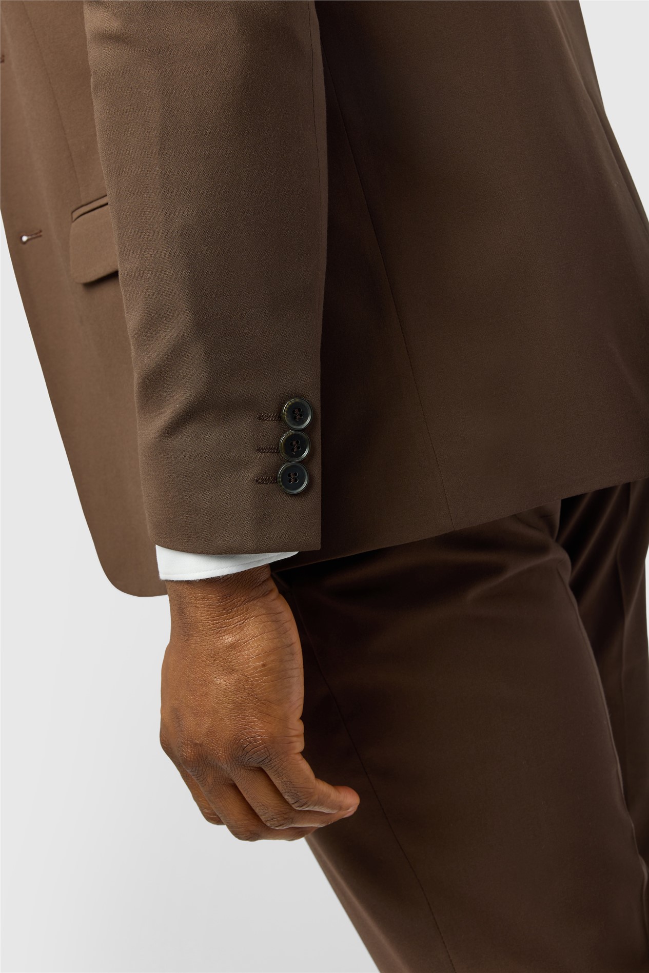 Limehaus Slim Fit Brown Jacket