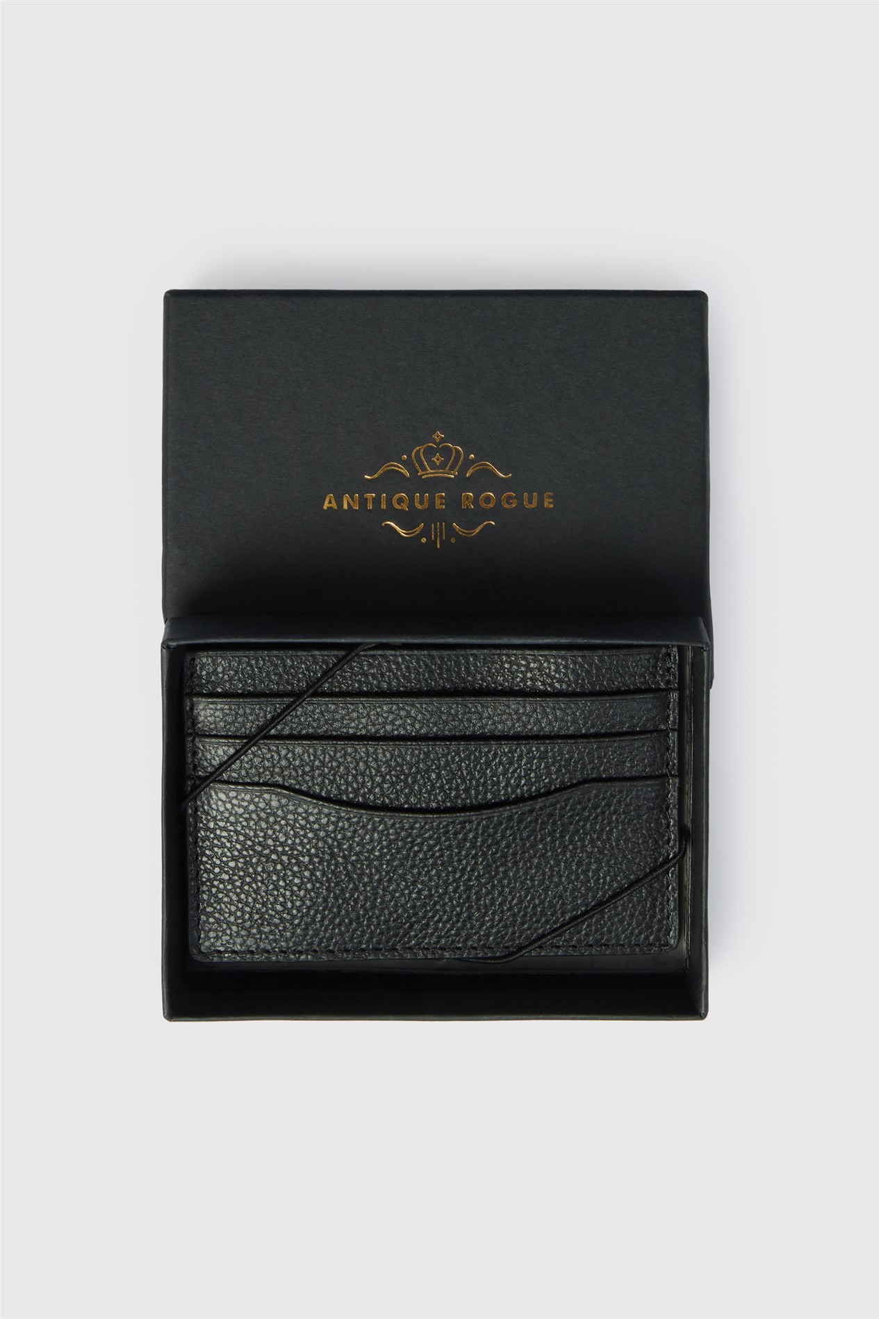 Antique Rogue Leather Card Holder