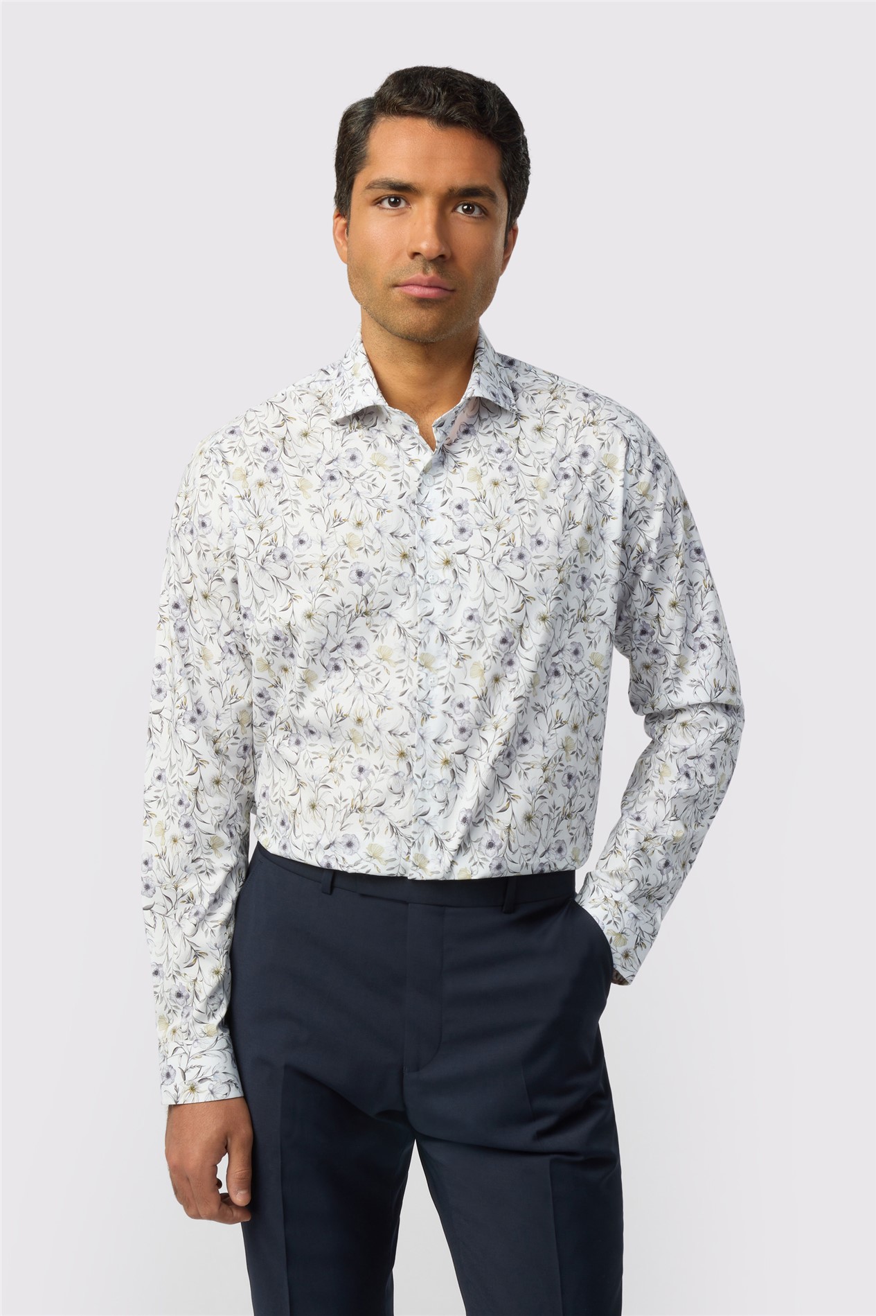 Alexandre Tailored Multi Garden Floral Shirt