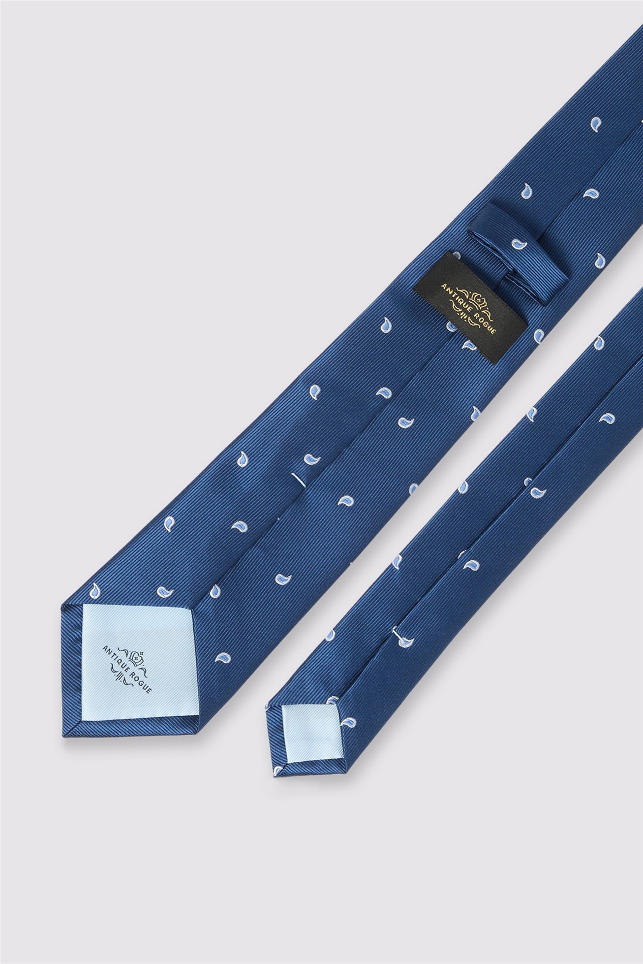 Antique Rogue Navy Pine Paisley Tie