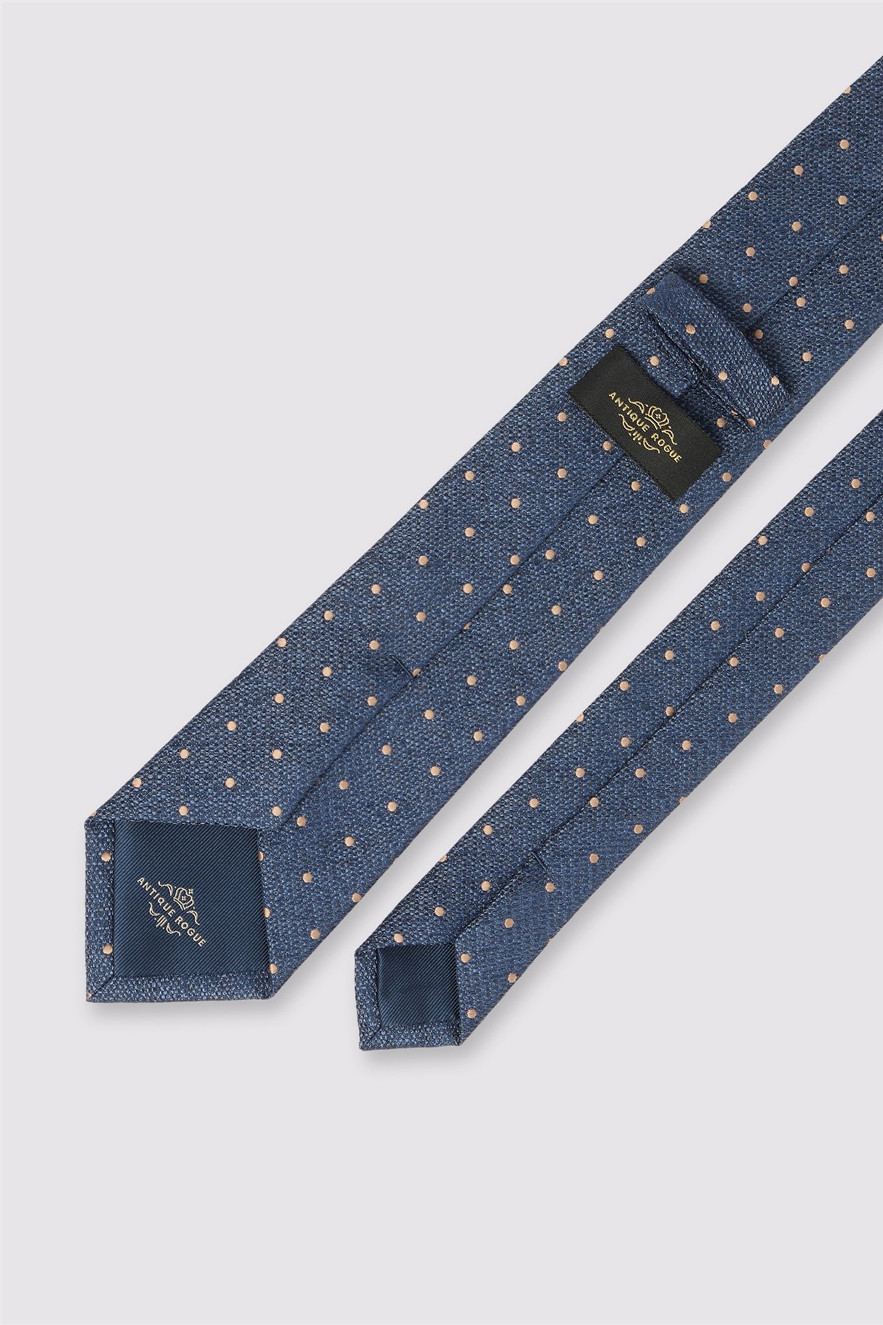 Antique Rogue Navy Spot Tie