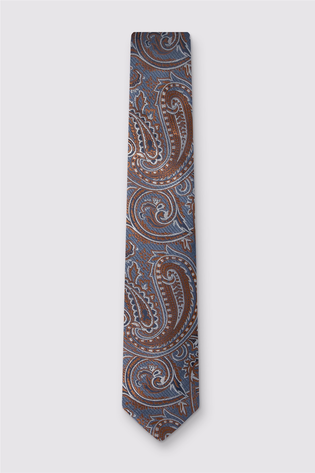 Alexandre Navy Paisley Silk Tie