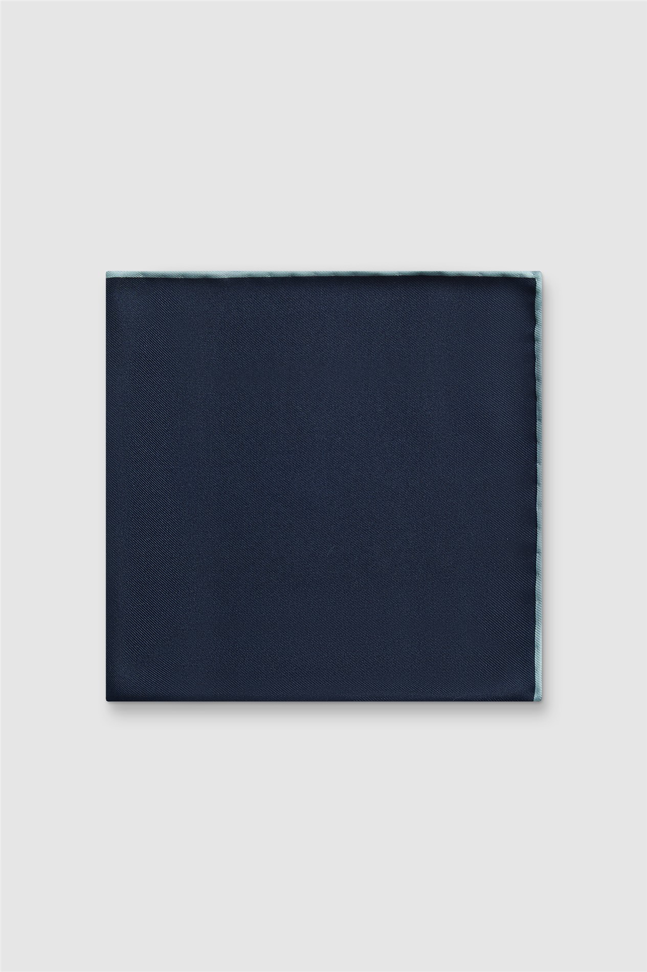 Alexandre Navy Silk Pocket Square