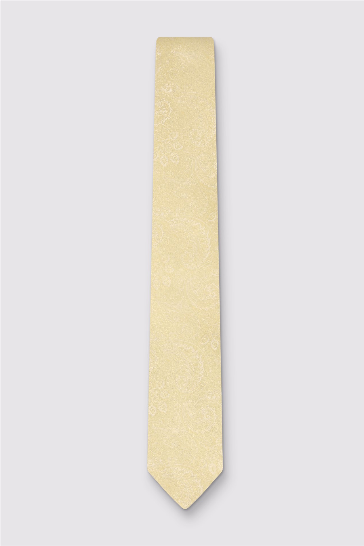 Antique Rogue Buttermilk Yellow Paisley Tie
