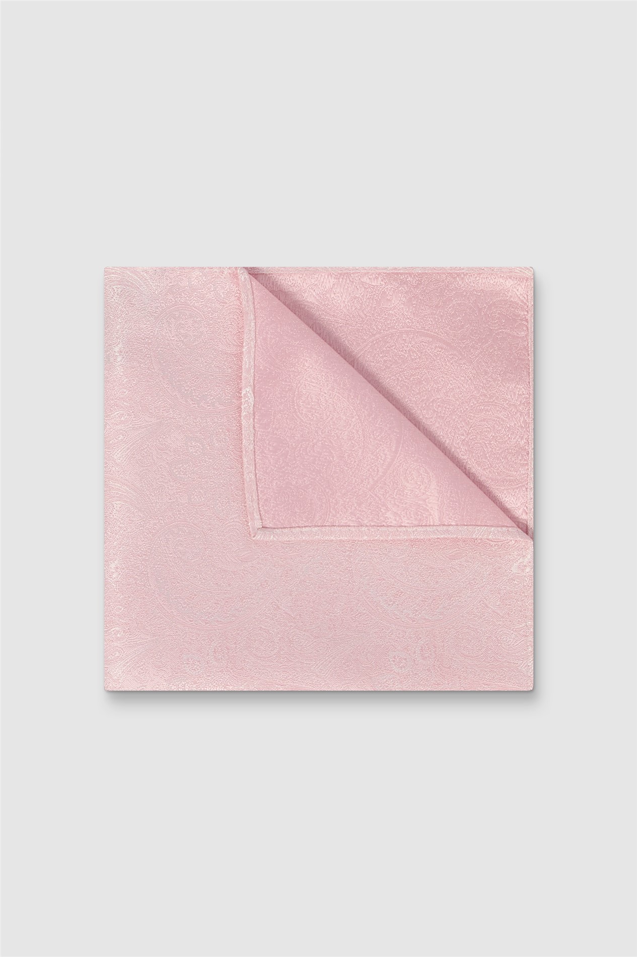 Antique Rogue Pink Paisley Pocket Square

