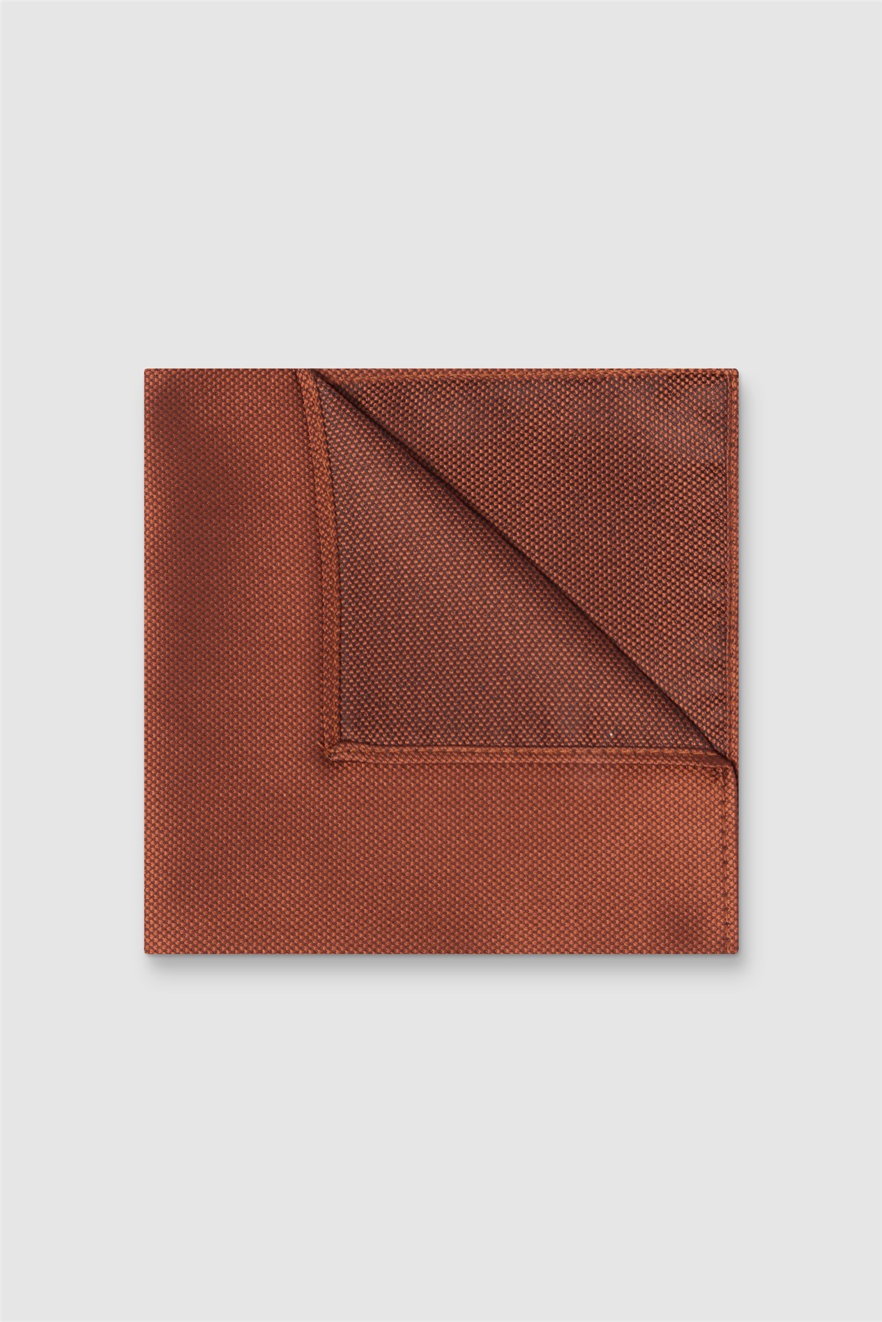 Antique Rogue Rust Textured Pocket Square