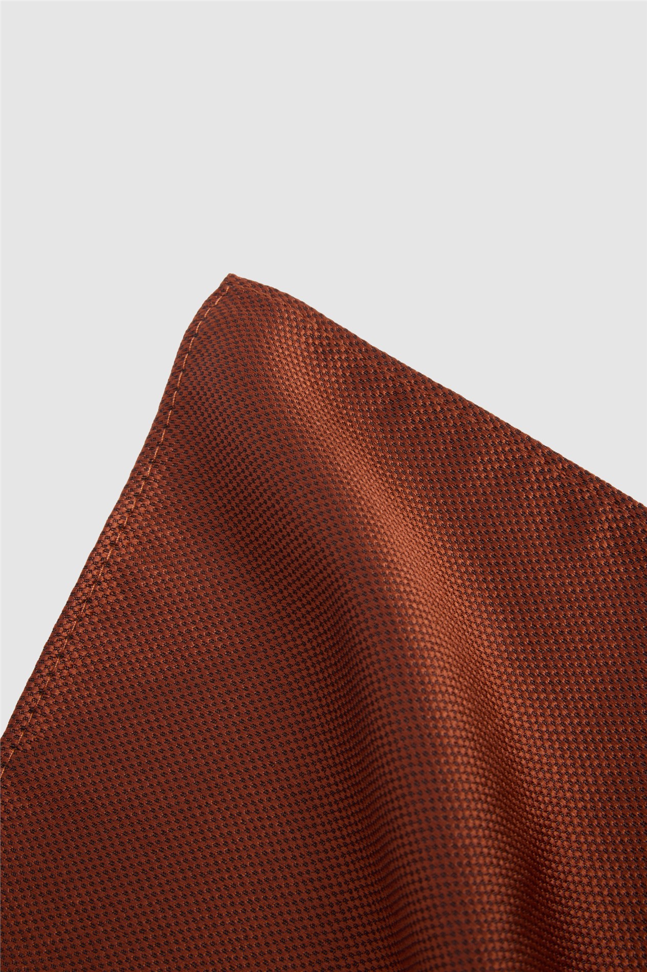 Antique Rogue Rust Textured Pocket Square
