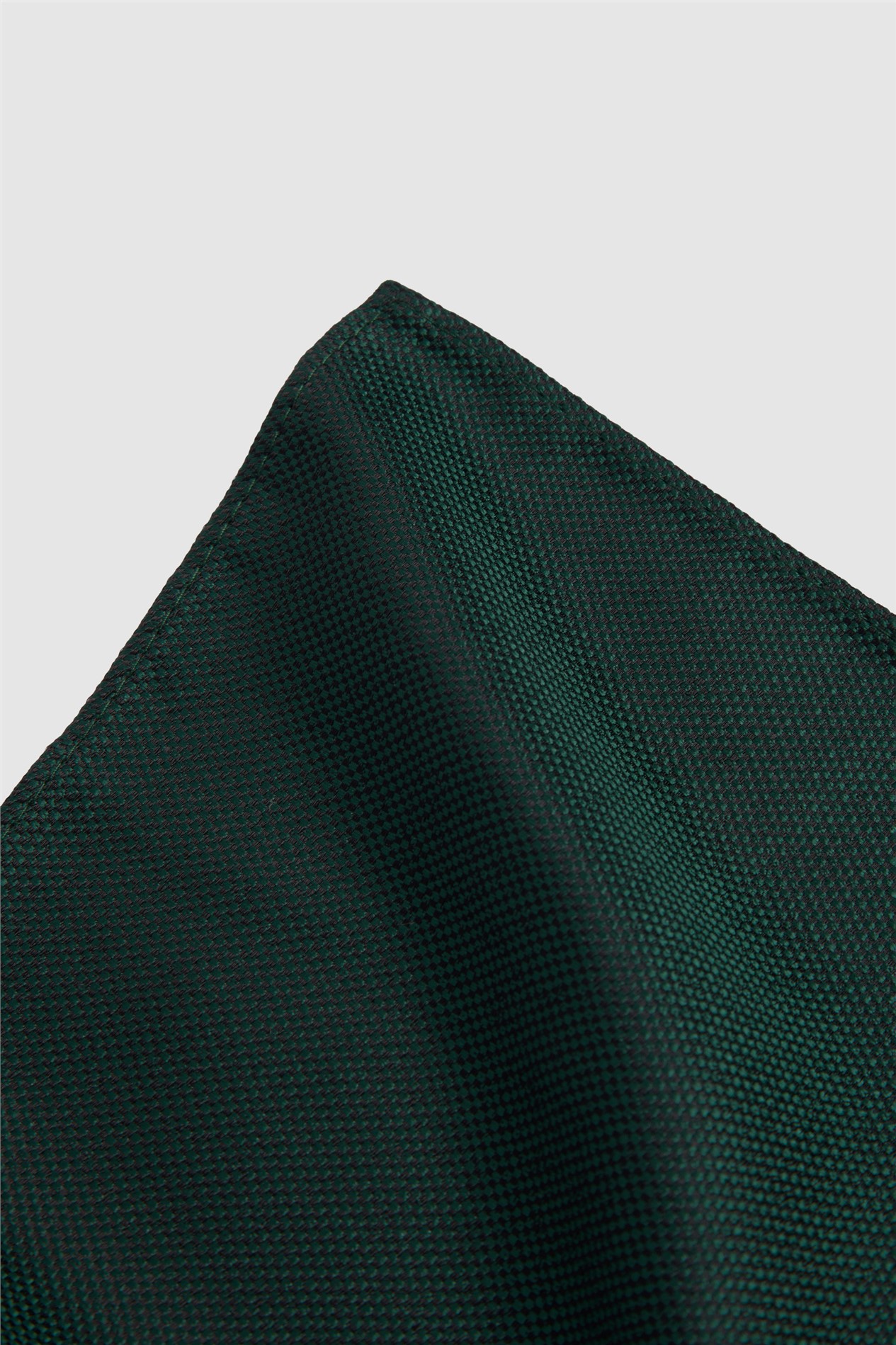 Antique Rogue Bottle Green Textured Pocket Square