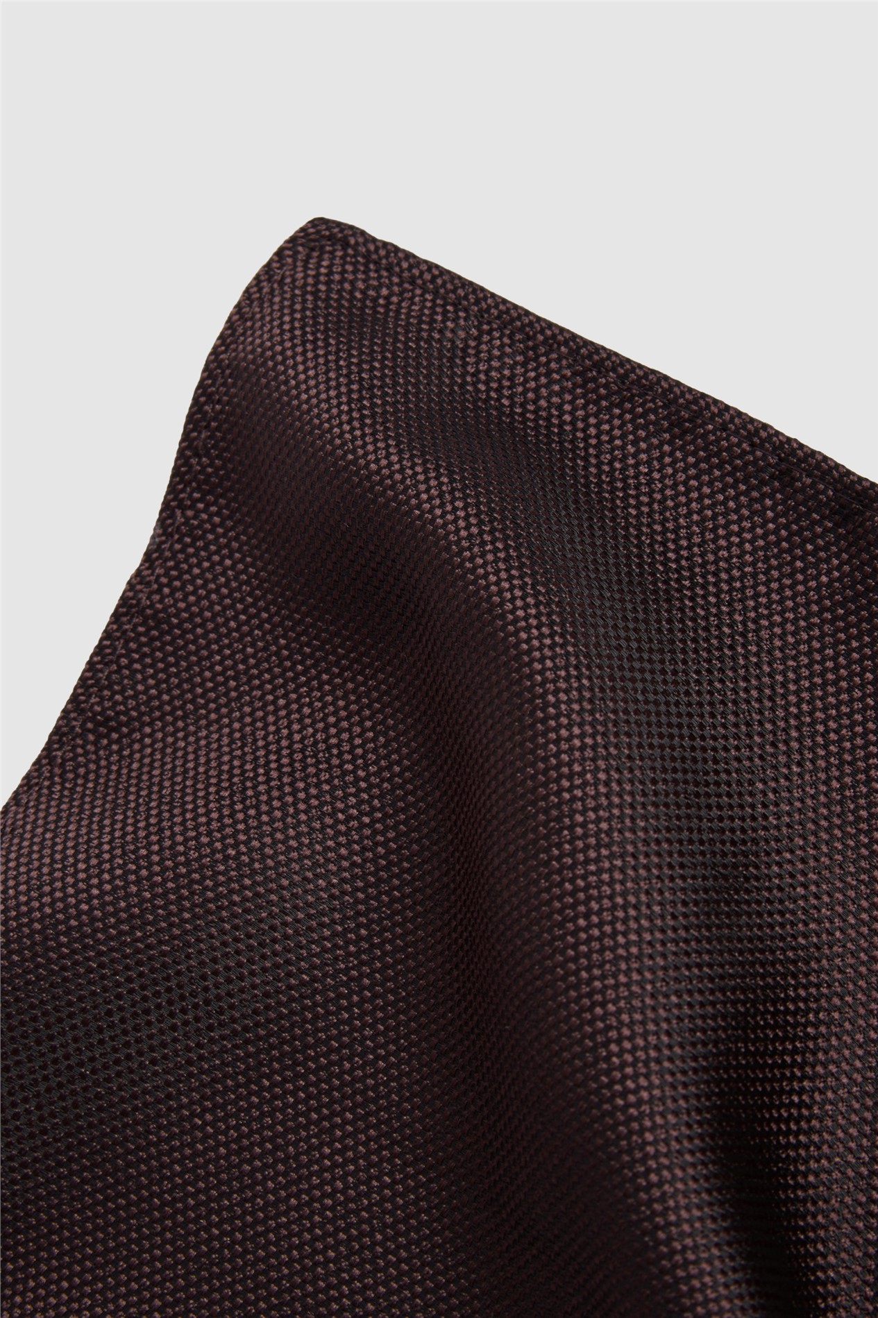 Antique Rogue Brown Textured Pocket Square