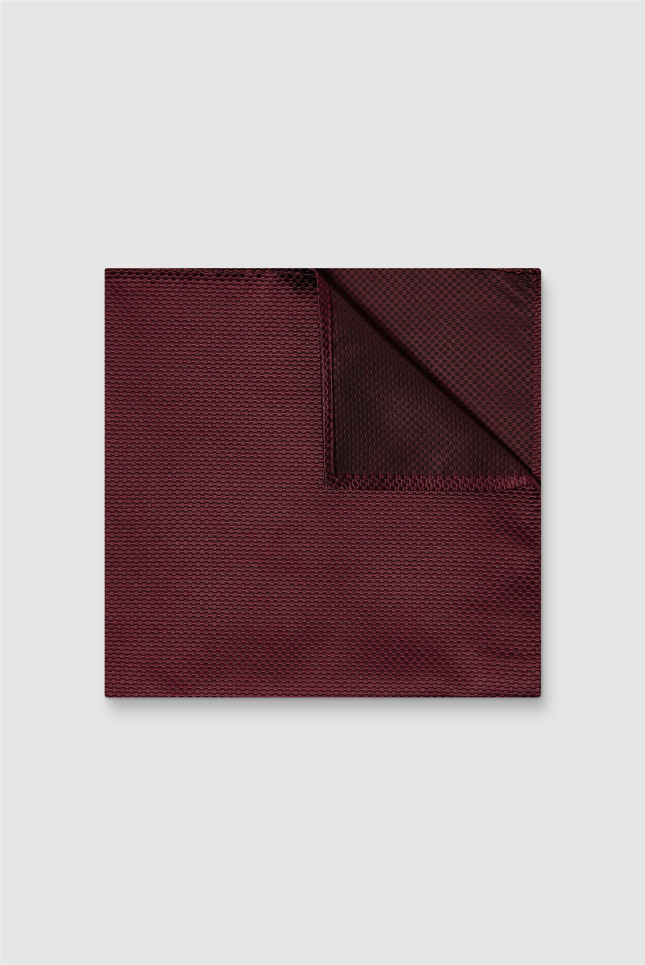 Antique Rogue Burgundy Textured Pocket Square