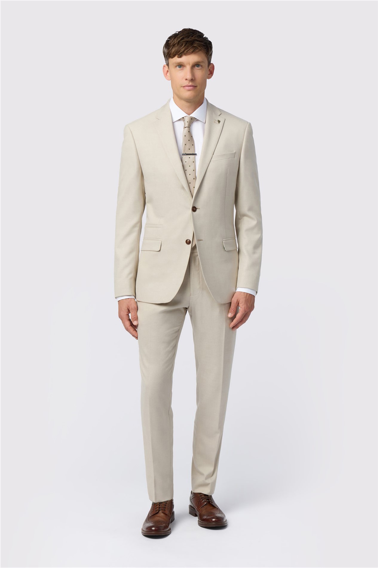 Antique Rogue Slim Fit Blake Ecru Jacket