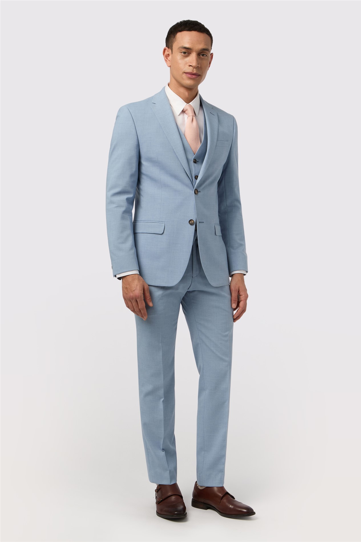 Antique Rogue Slim Fit Montrose Cloud Blue Jacket