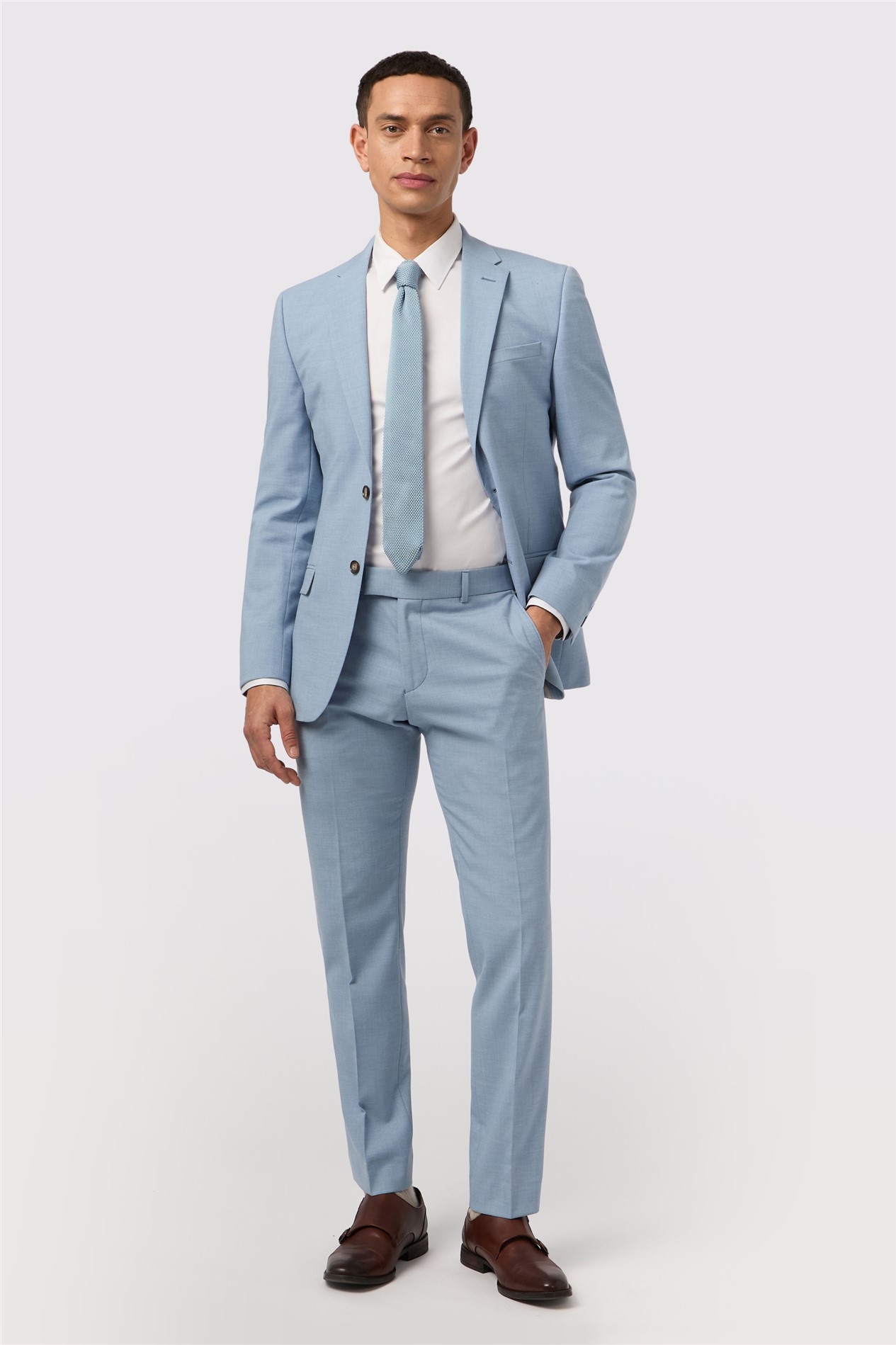 Antique Rogue Slim Fit Montrose Cloud Blue Jacket