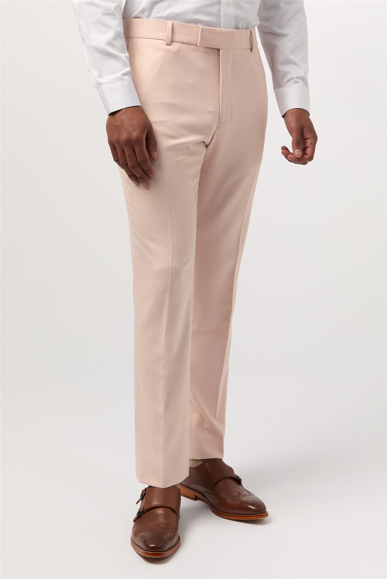Antique Rogue Slim Fit Blake Peach Double Breasted Jacket