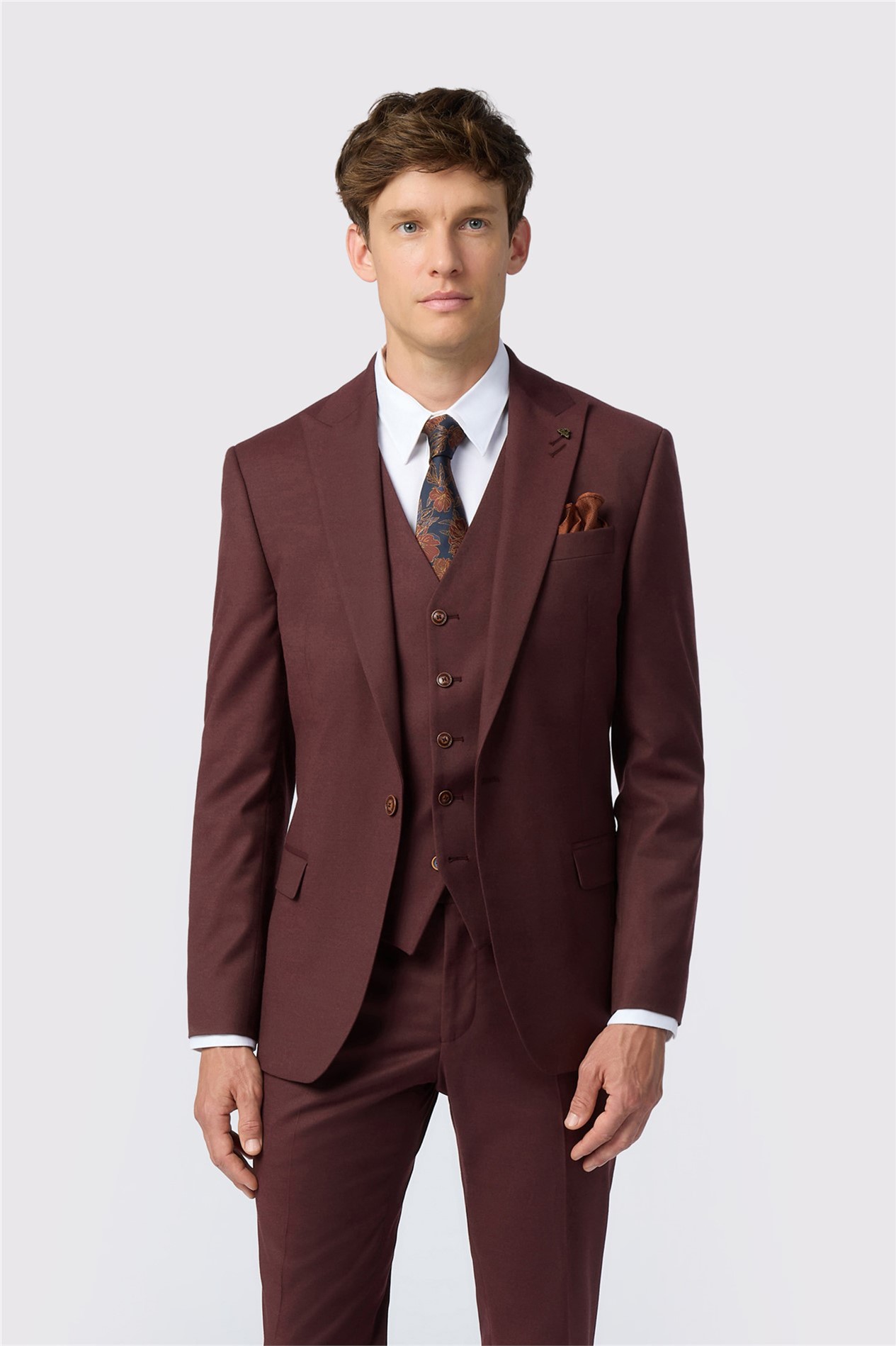 Antique Rogue Slim Fit Harley Mulberry Flannel Jacket