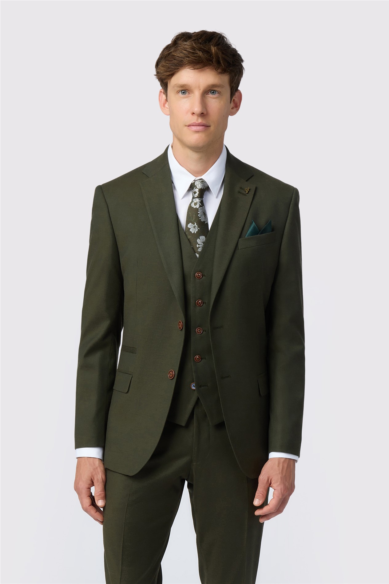 Antique Rogue Slim Fit Harley Khaki Flannel Jacket